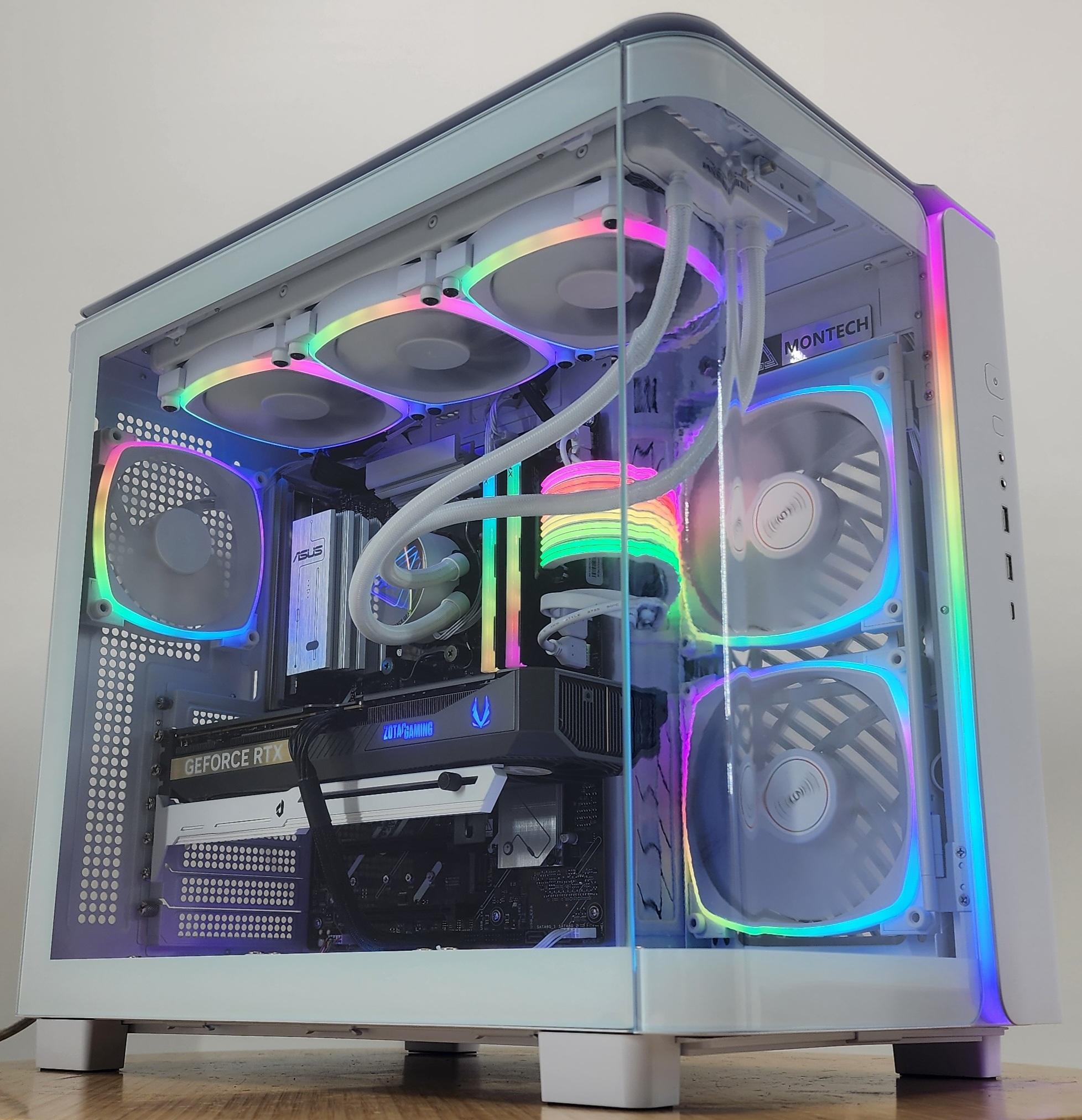 Gaming PC Ryzen 7 9700X 32GB RAM 2TB SSD RTX 5070 12GB Windows 11 Computer