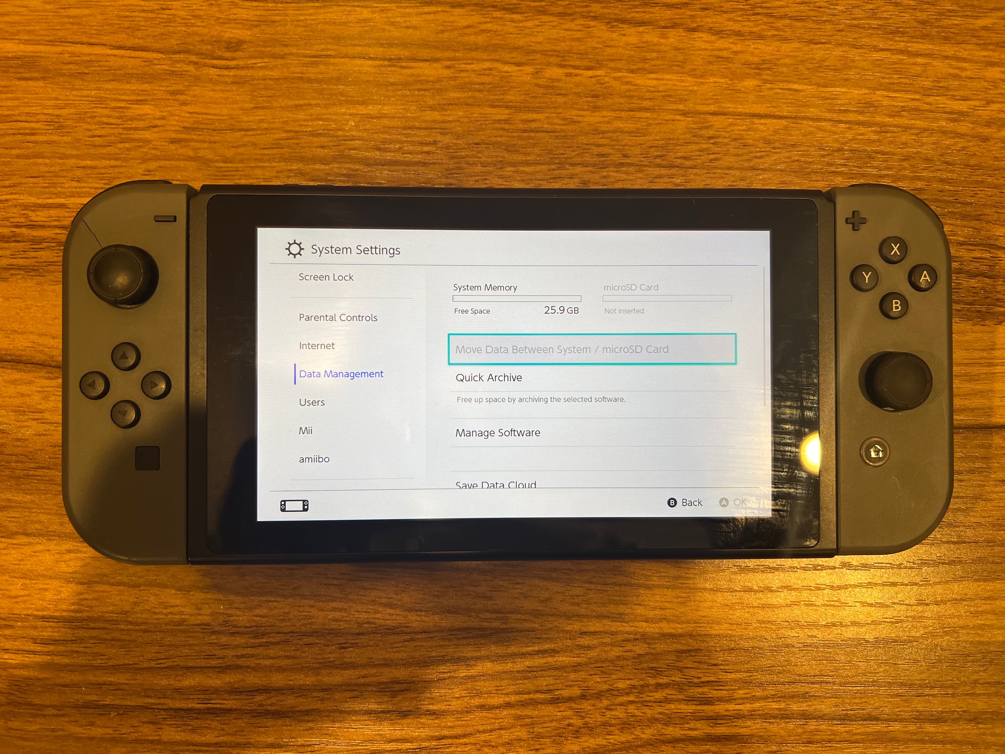 Nintendo Switch V2 32GB | Comes with Joycons Power and HDMI Cables | Gray