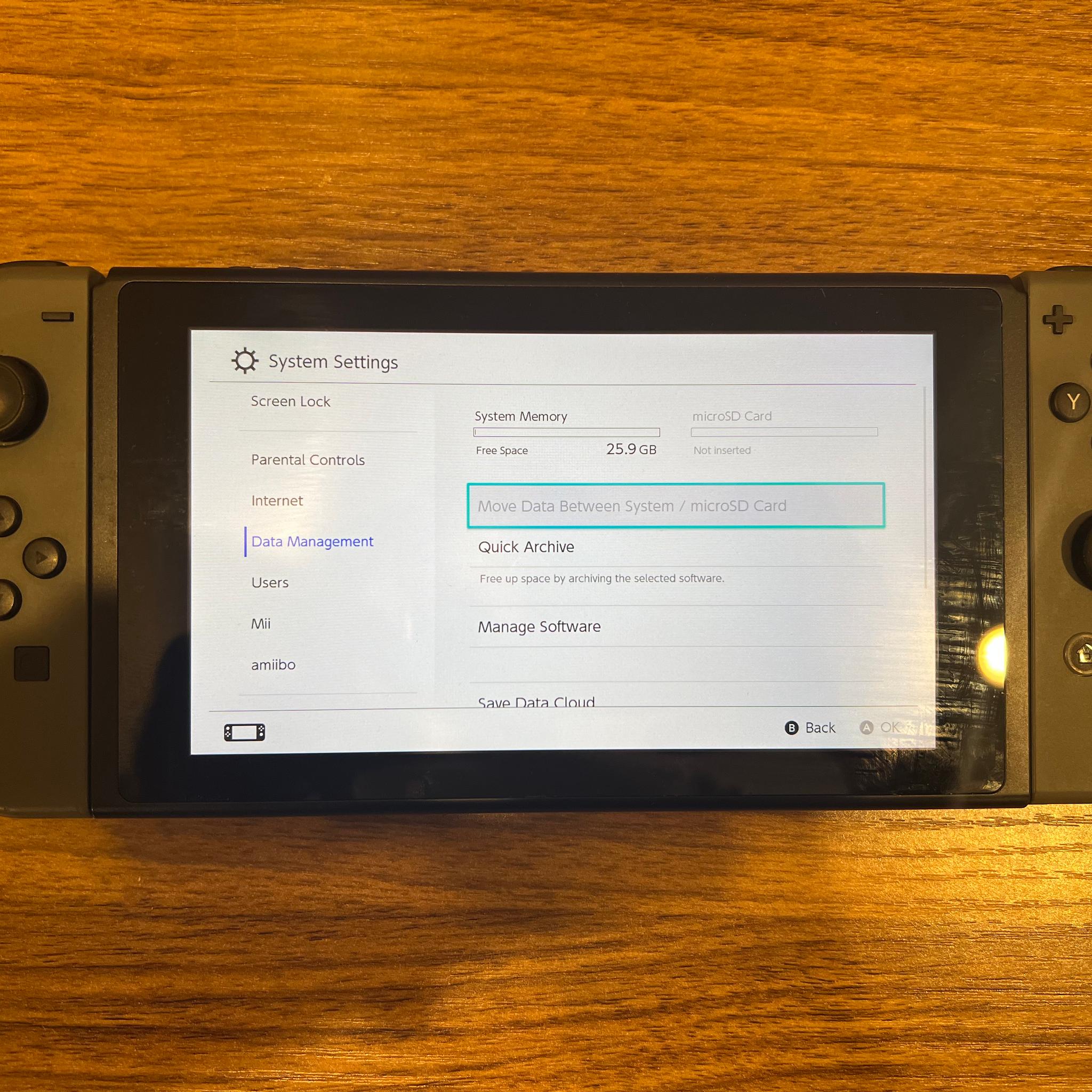 Nintendo Switch V2 32GB | Comes with Joycons Power and HDMI Cables | Gray