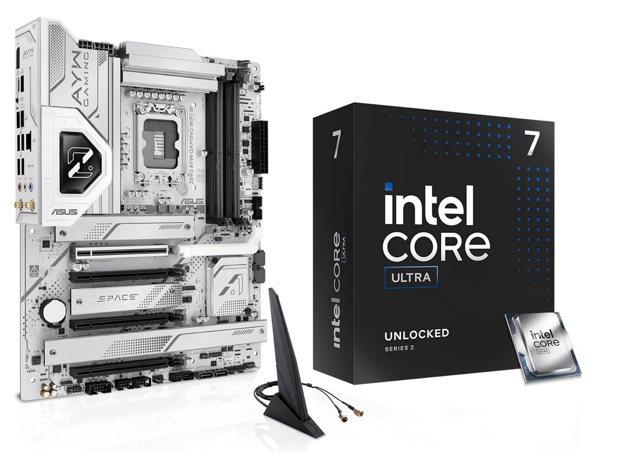 NEW, SEALED Intel Ultra 7 265K CPU (i7 equivalent) + ASUS Z890 Motherboard with WiFi Combo