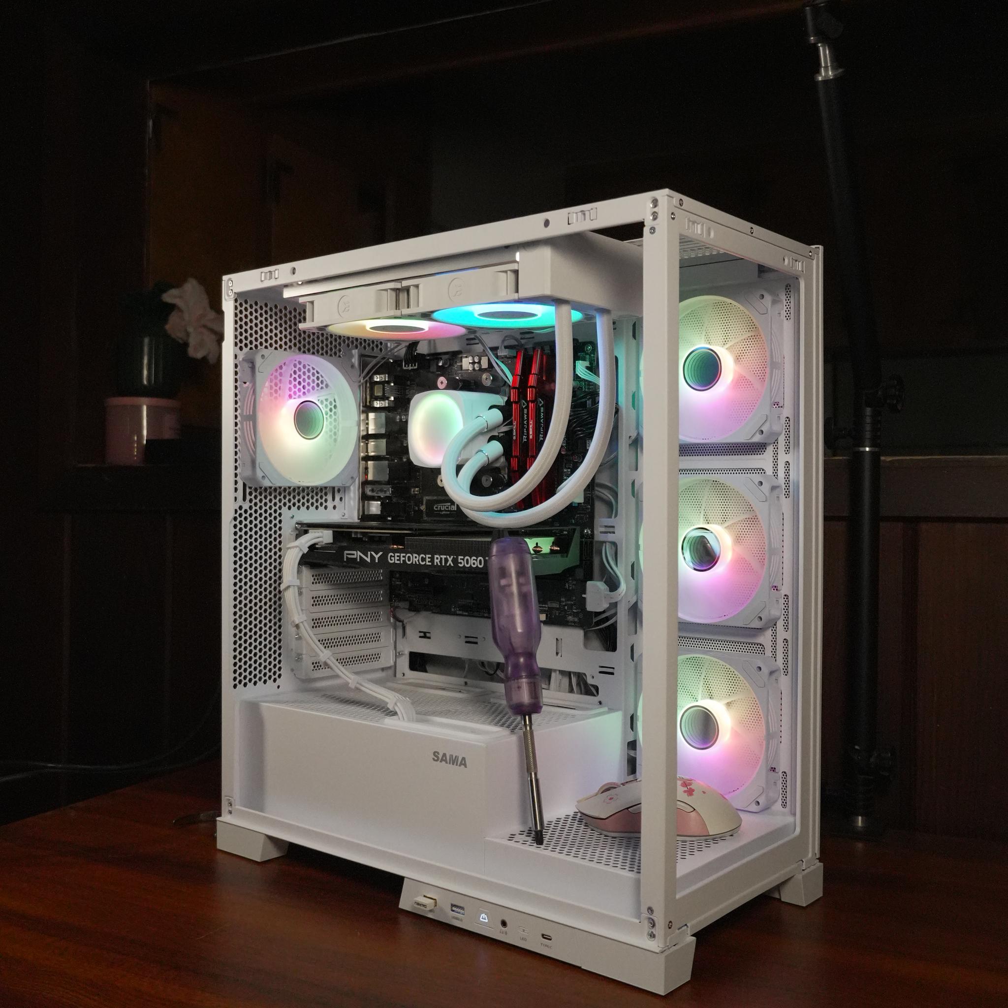 Escapism | RTX 5060TI 8G | RYZEN 7 5800X | 16GB DDR4 | 500GB SSD | WINDOWS 11 PRO | WIFI & BT |