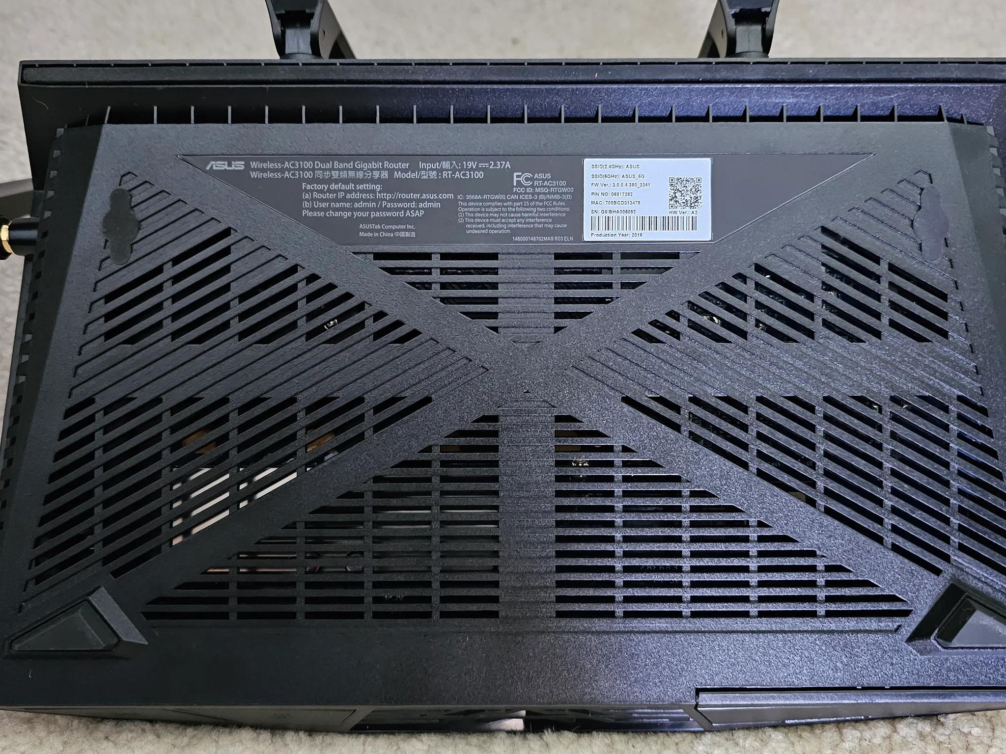 Asus RT-AC3100 Extreme Wi-Fi ROUTER