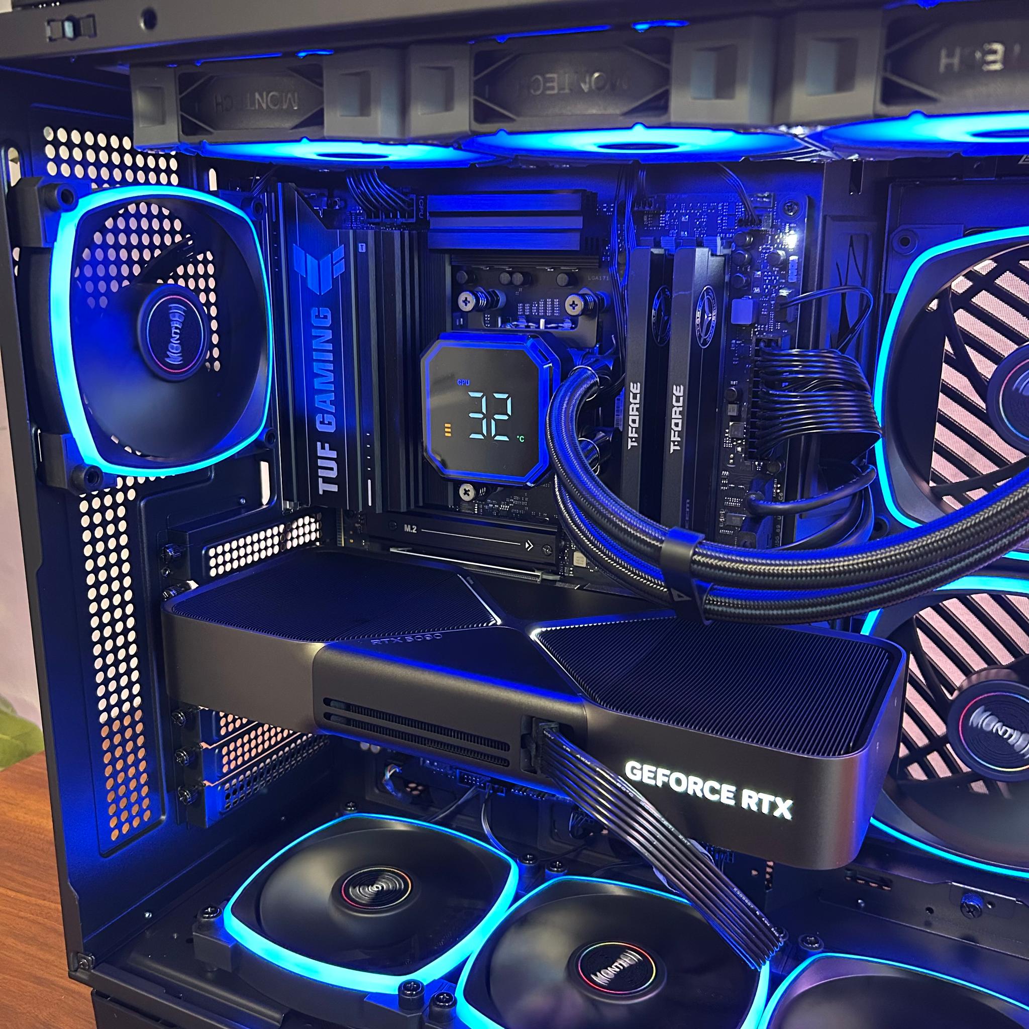 RTX 5090 FE | Ryzen 7 9800X3D | 48GB DDR5 | 2TB NVMe | 360mm AIO | 1050W Gold