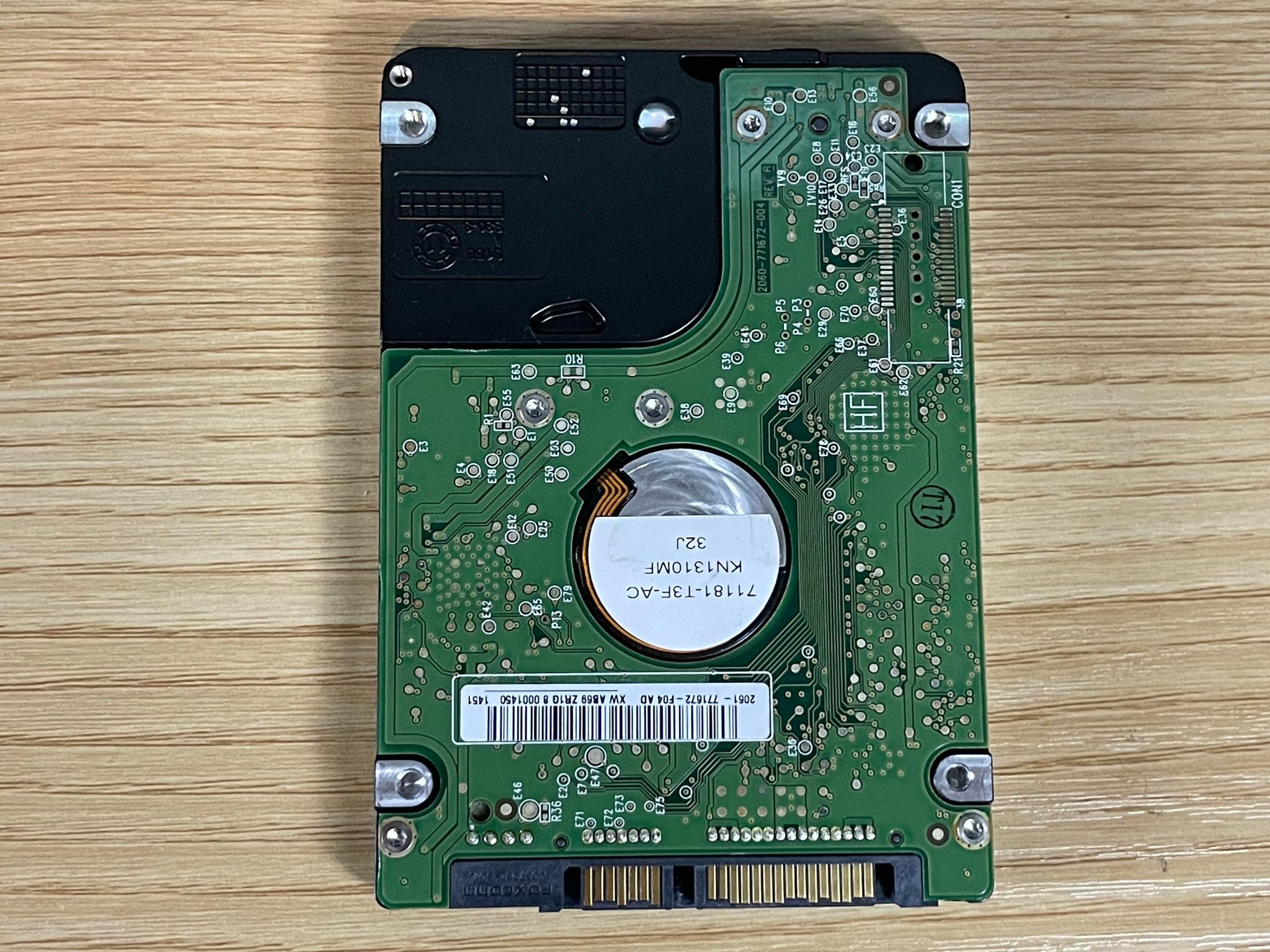 Lot of 2 Western Digital 250GB 5400RPM 2.5 inch HDD