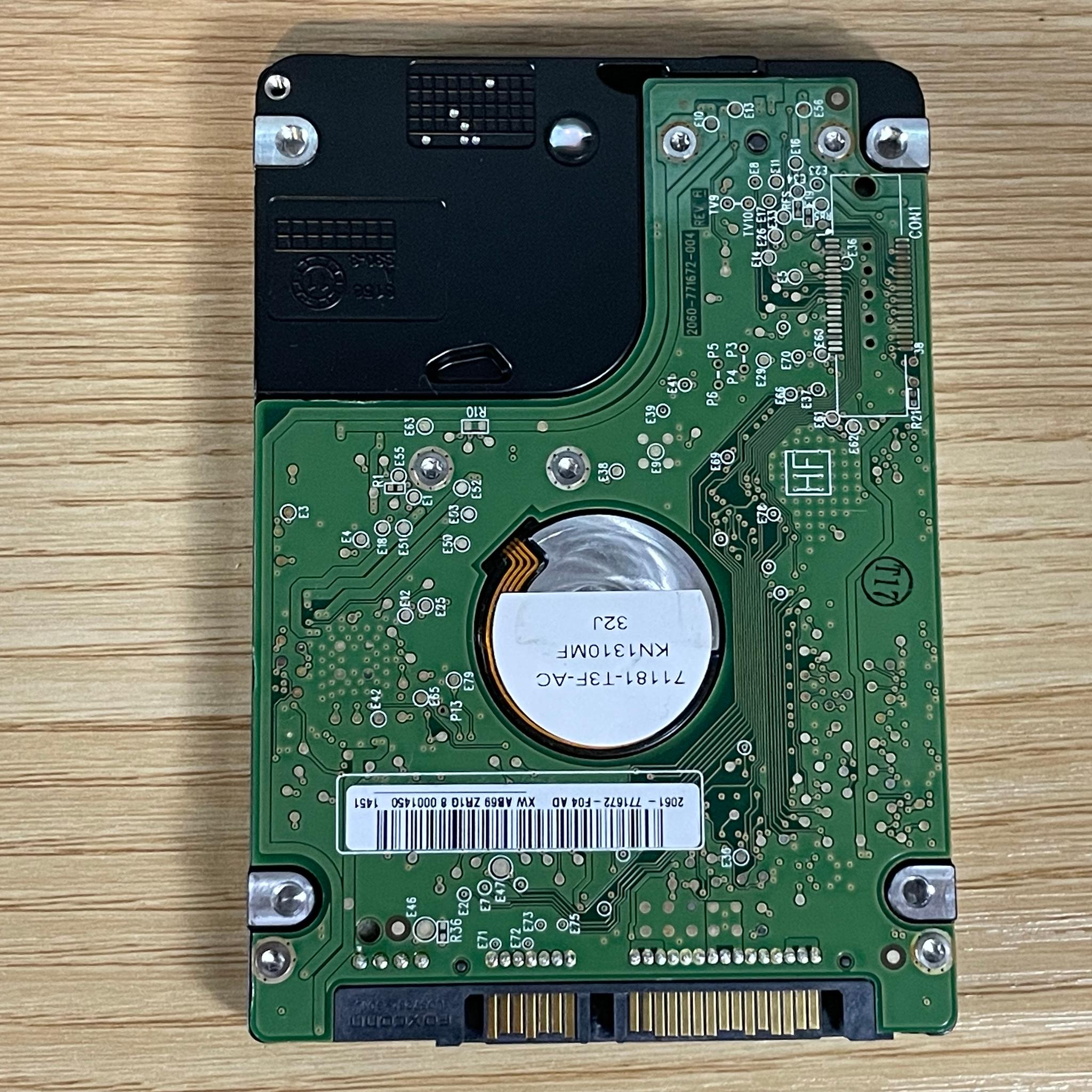 Lot of 2 Western Digital 250GB 5400RPM 2.5 inch HDD