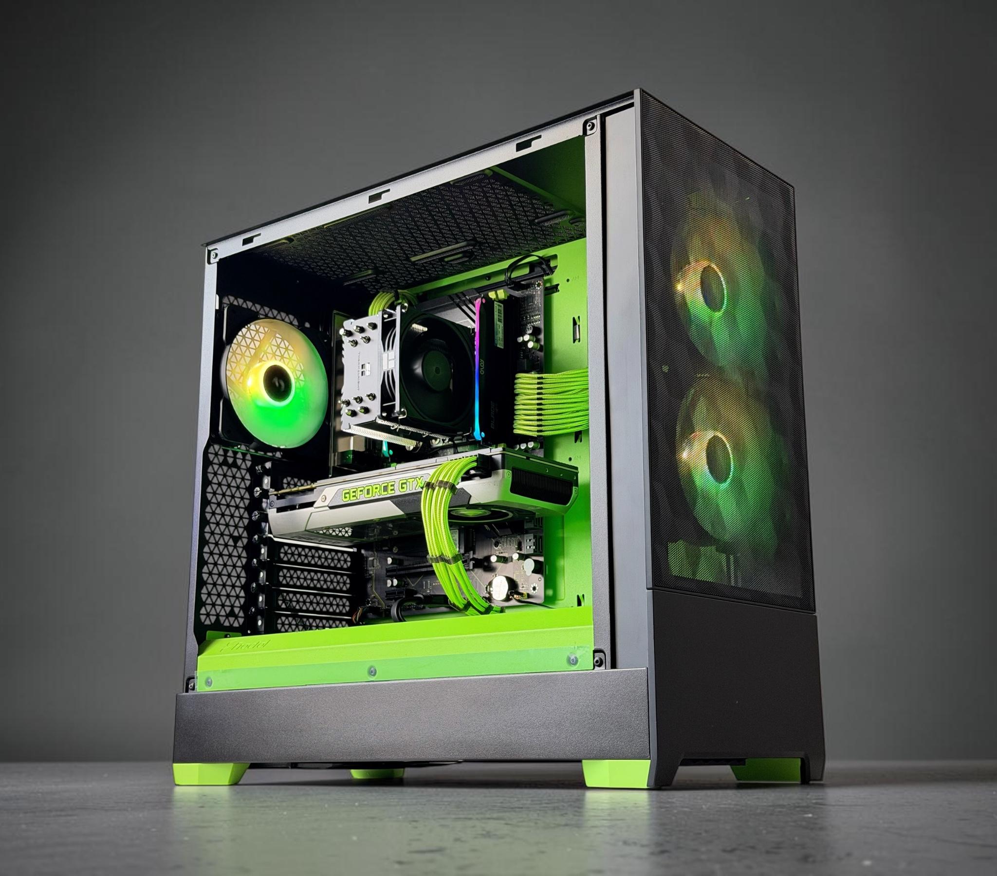 🧟‍♂💪🧪1080P Gaming PC🟢Nvidia GTX 980🟢 Intel Xeon E5 2680V3 12cores🟢 16GB DDR4