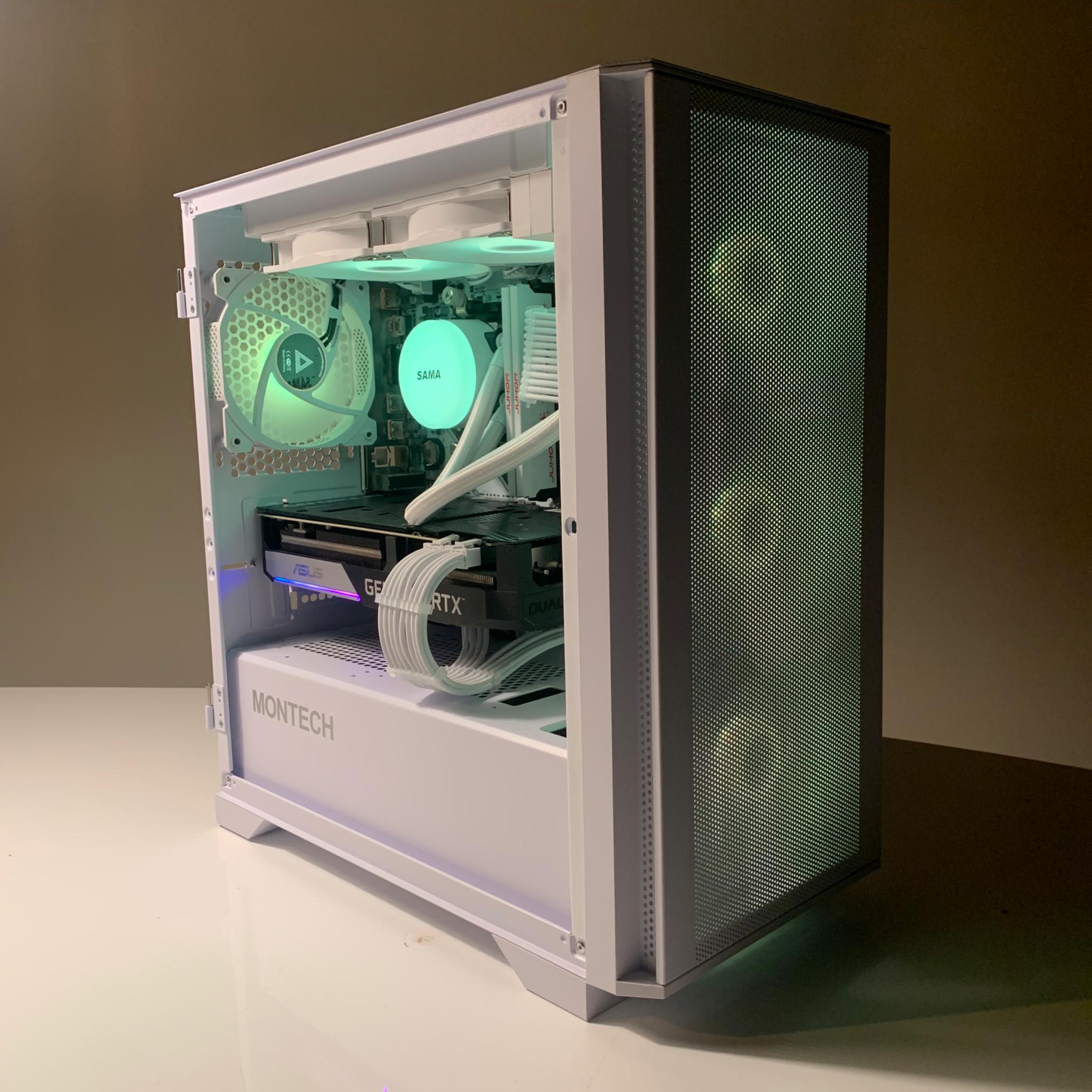 WH1TE 0UT - RTX 3070 - Ryzen 7 3700X - 32 GB RAM - 1 TB SSD - Gaming/Productivity PC