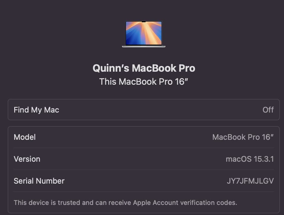 MacBook Pro M3 Max, 16‑core CPU, 40‑core GPU, 16.2' Display, 48GB RAM, 1TB SSD; Silver
