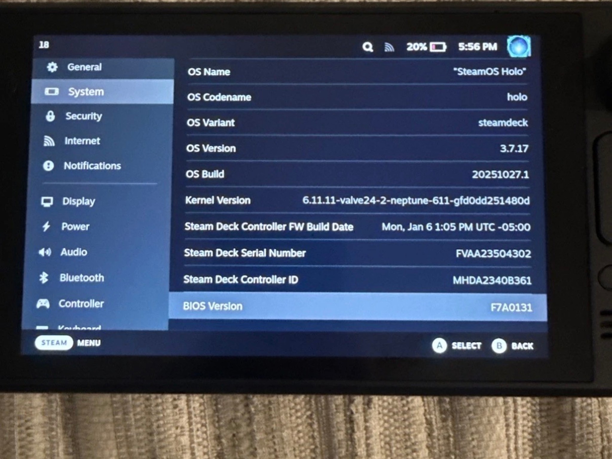 512GB LCD Steam Deck W/ Samsung 512gb Sd Card and accessories