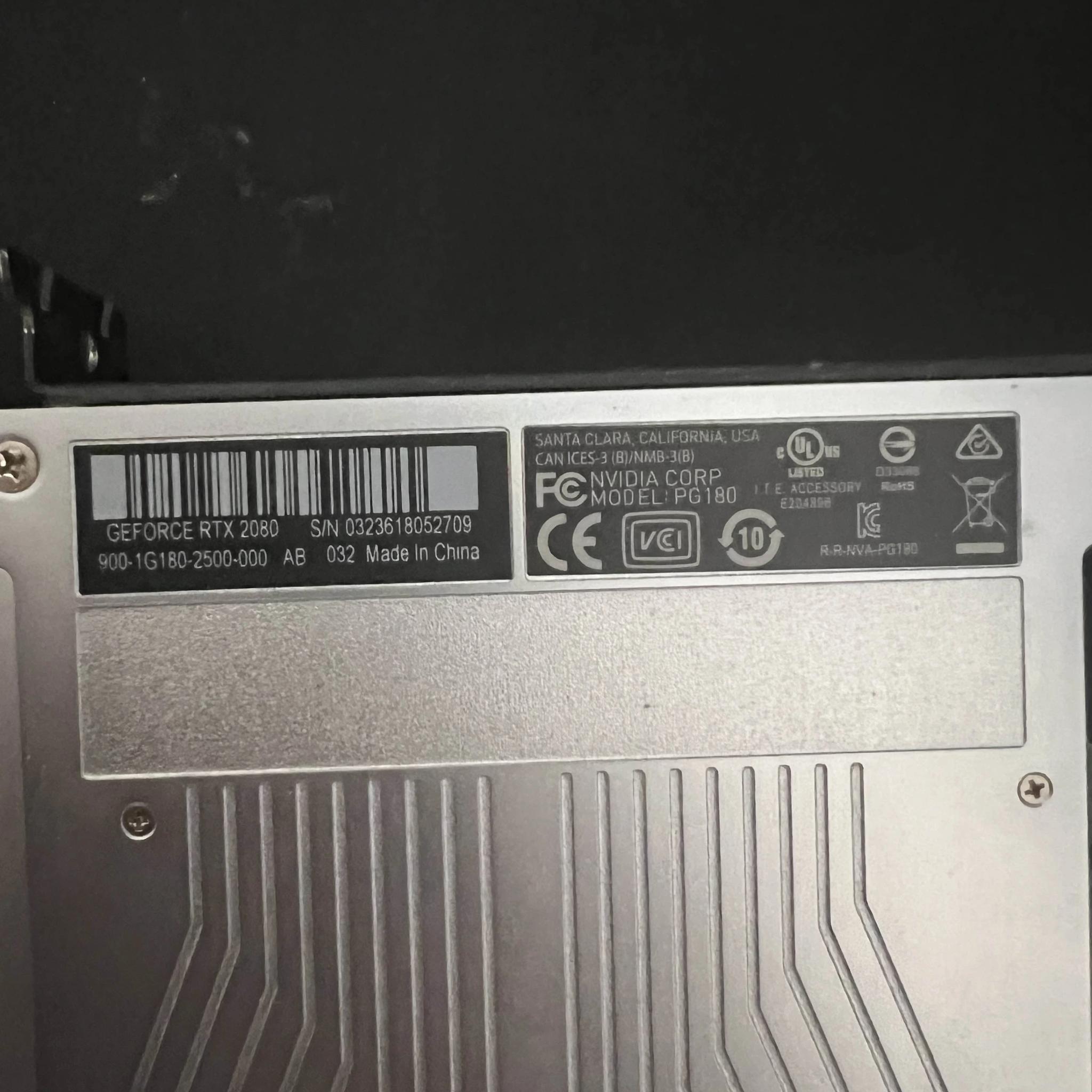 Nvidia GeForce RTX 2080 FE