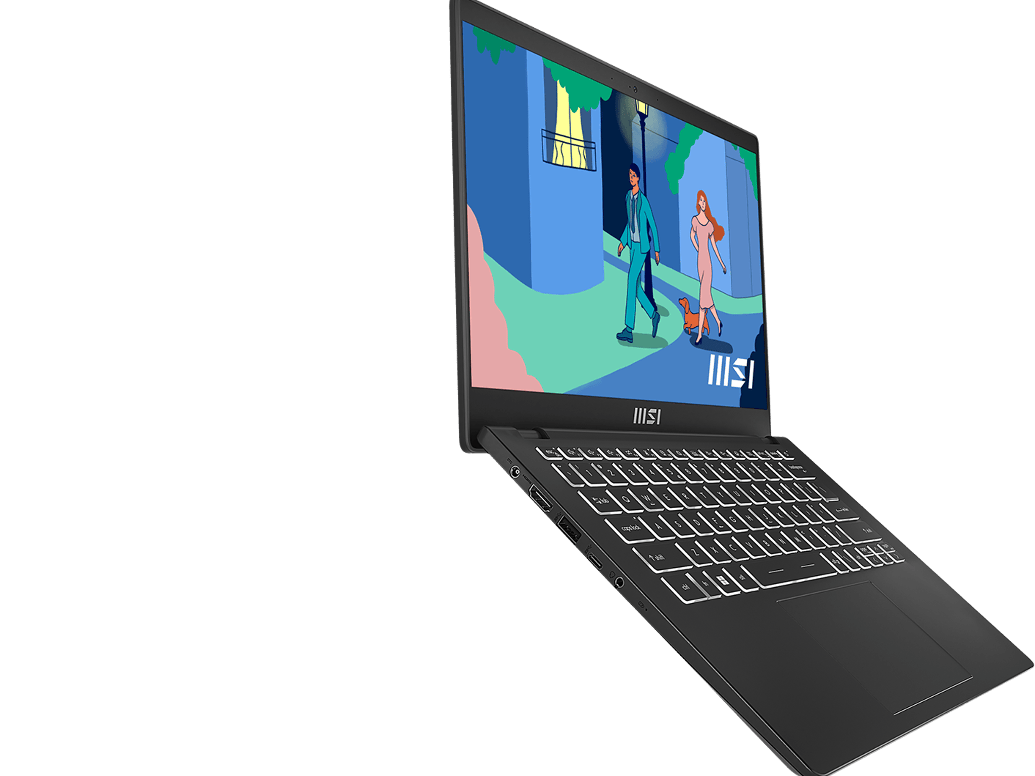 MSI Modern 14 14" Ultra Thin and Light Laptop AMD Ryzen 7-7730U 16 GB DDR4