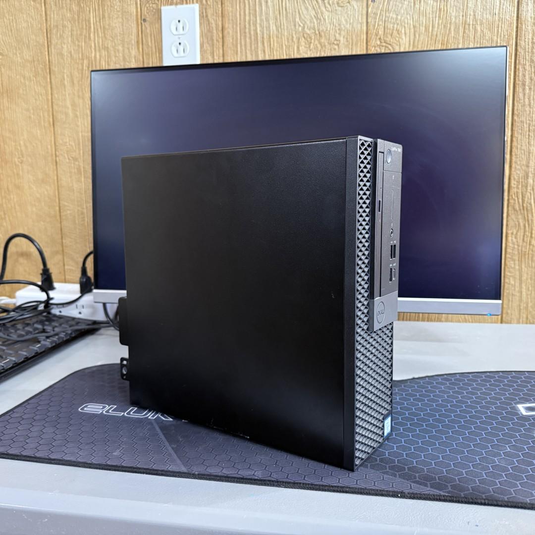 Dell OptiPlex 7060, i5, 16GB, 256 NVME, AMD RX 6400 LP - VERY LIGHT "Gaming" - Windows 11 PRO