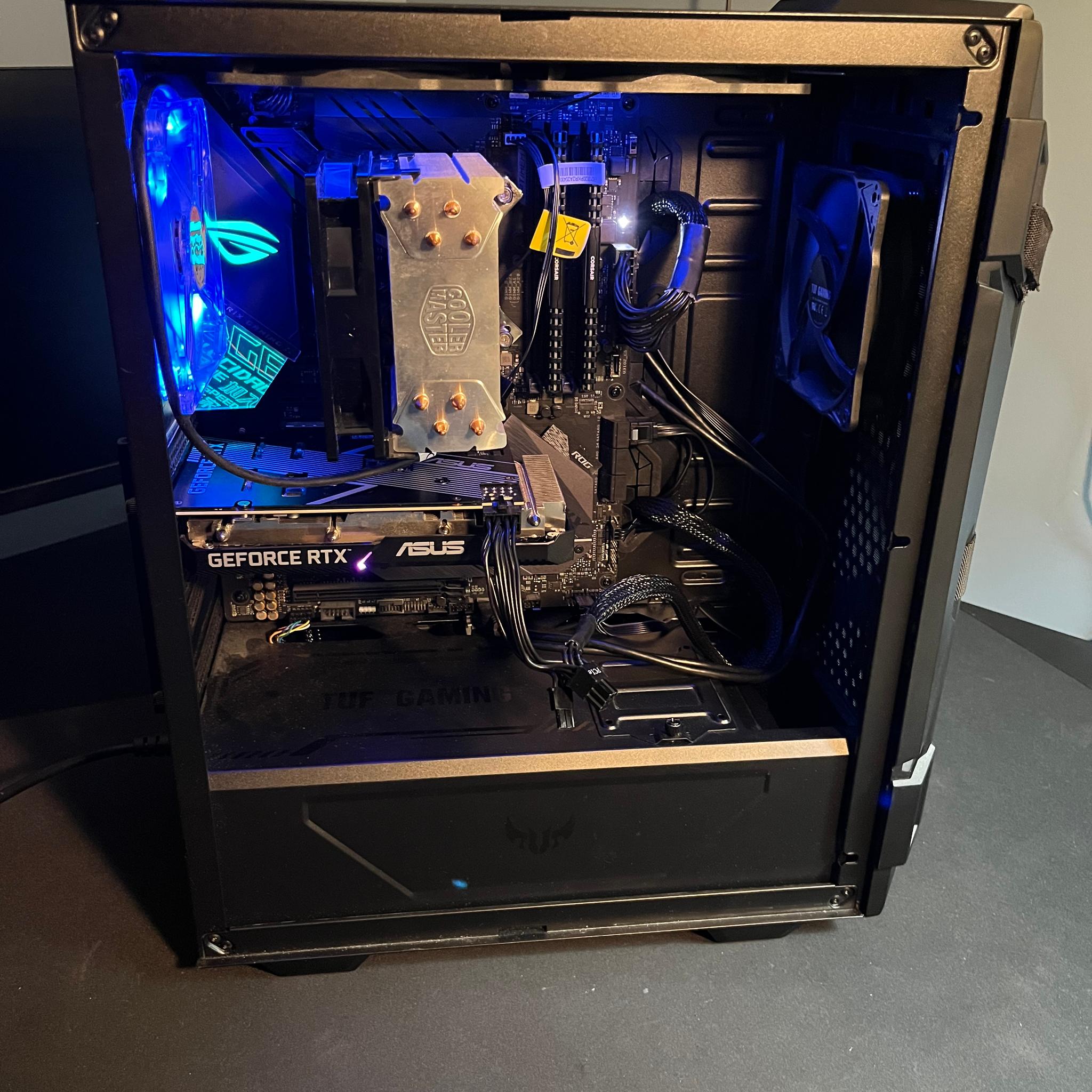 Gaming PC – i9-9900KF |RTX 3060 Ti | ASUS ROG Strix Z390-E | 16GB RAM | 500GB SSD | 2TB Hard drive