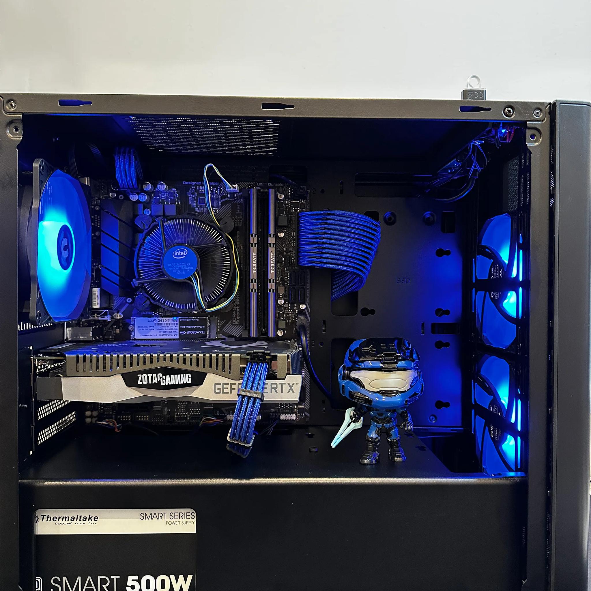  Halo Mark V||Gaming PC-Intel Core i5-10400 6 Cores -Nvidia RTX 2060 SUPER-16GB DDR4 RAM- 512GB SSD