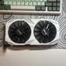 ASUS Duel RX 580 4GB Custom White Spray Painted