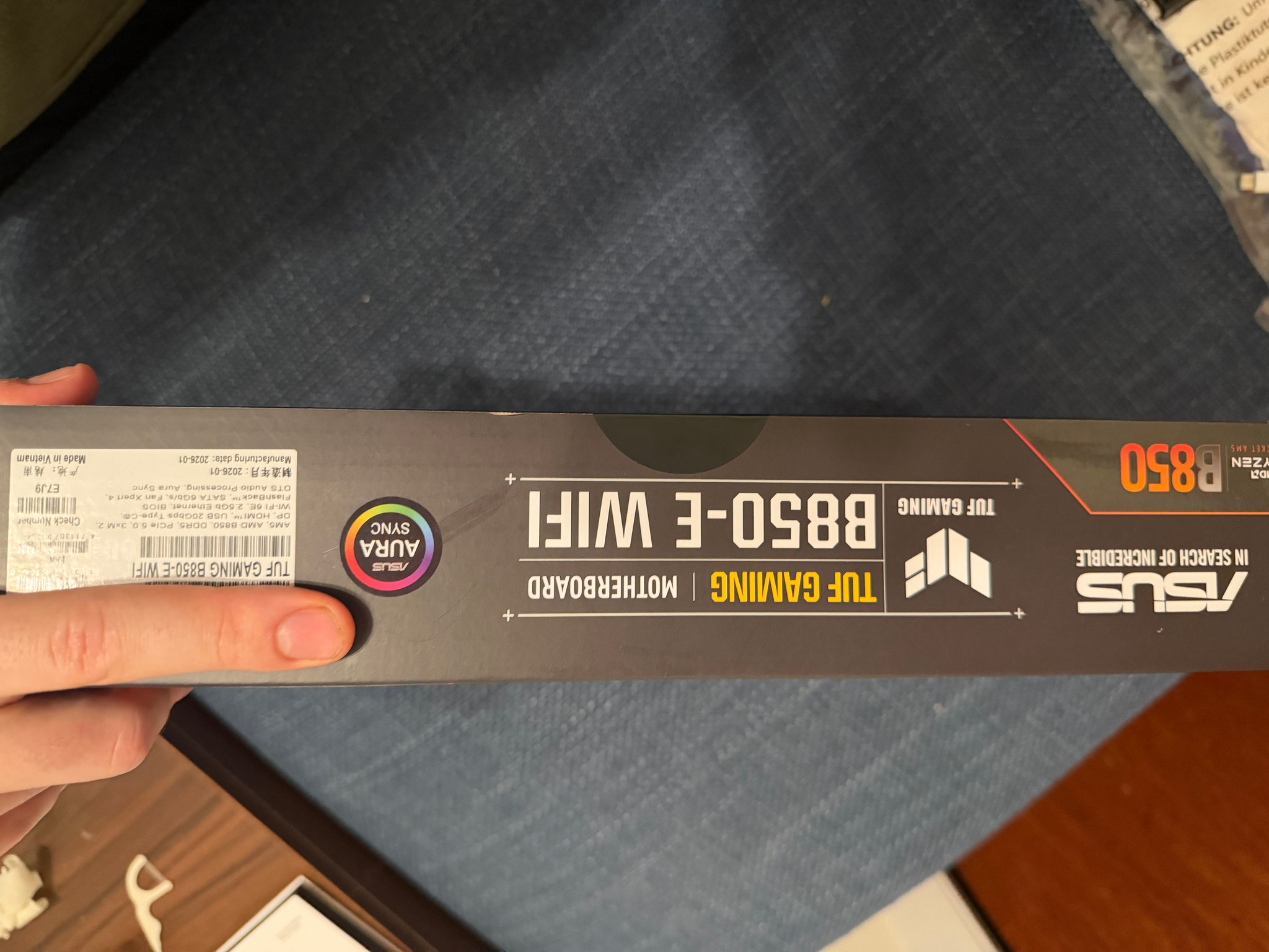 ASUS TUF Gaming B850-E WIFI Motherboard - Factory Sealed
