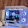 White Ranger Gaming PC | RTX 3080 FTW3 Ultr + Ryzen 7 3700X – (Free Xbox One X)