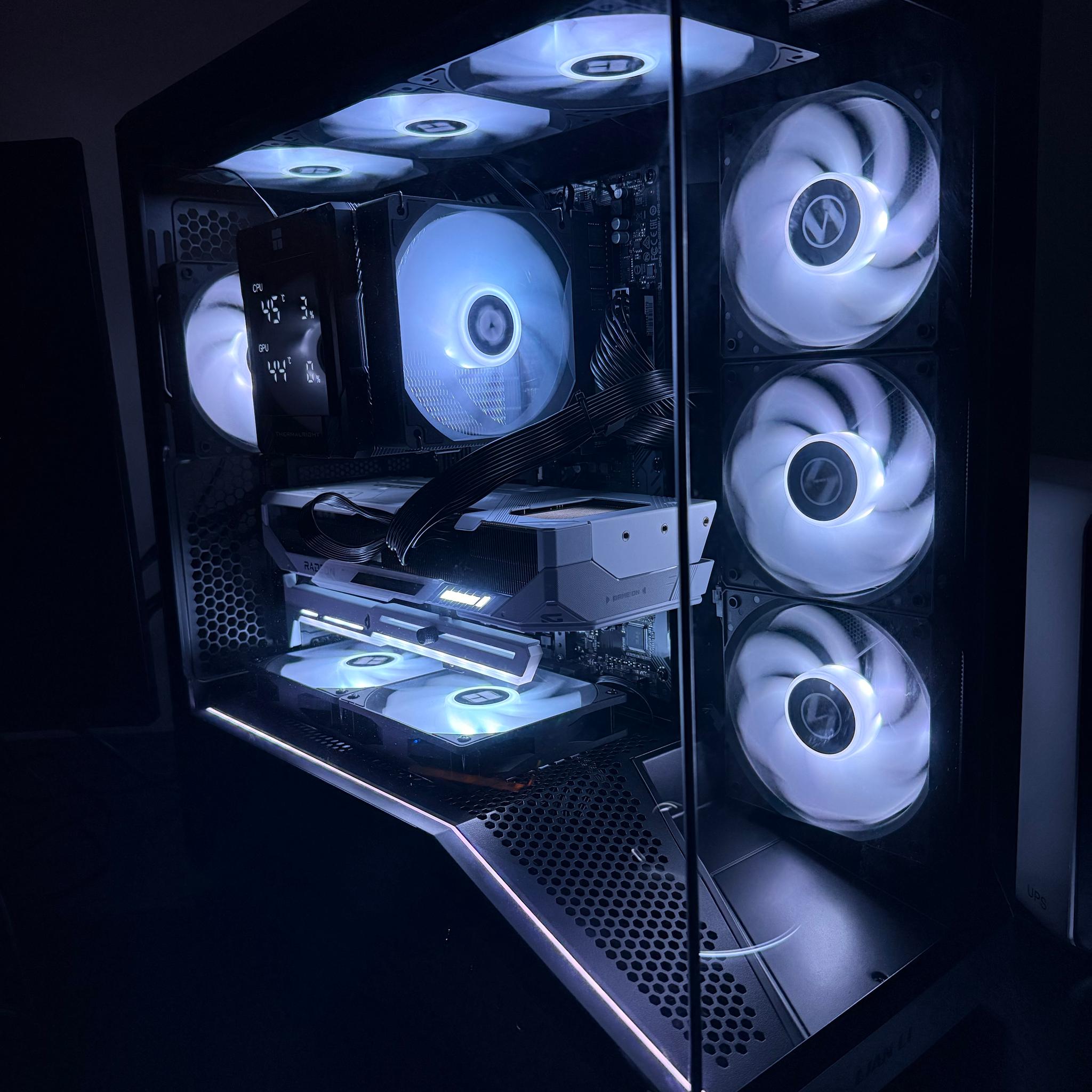 Gigabyte Radeon RX 9070 XT OC Custom Gaming PC - Ryzen 7 5800X3D, 32GB RAM, 3TB SSD Storage