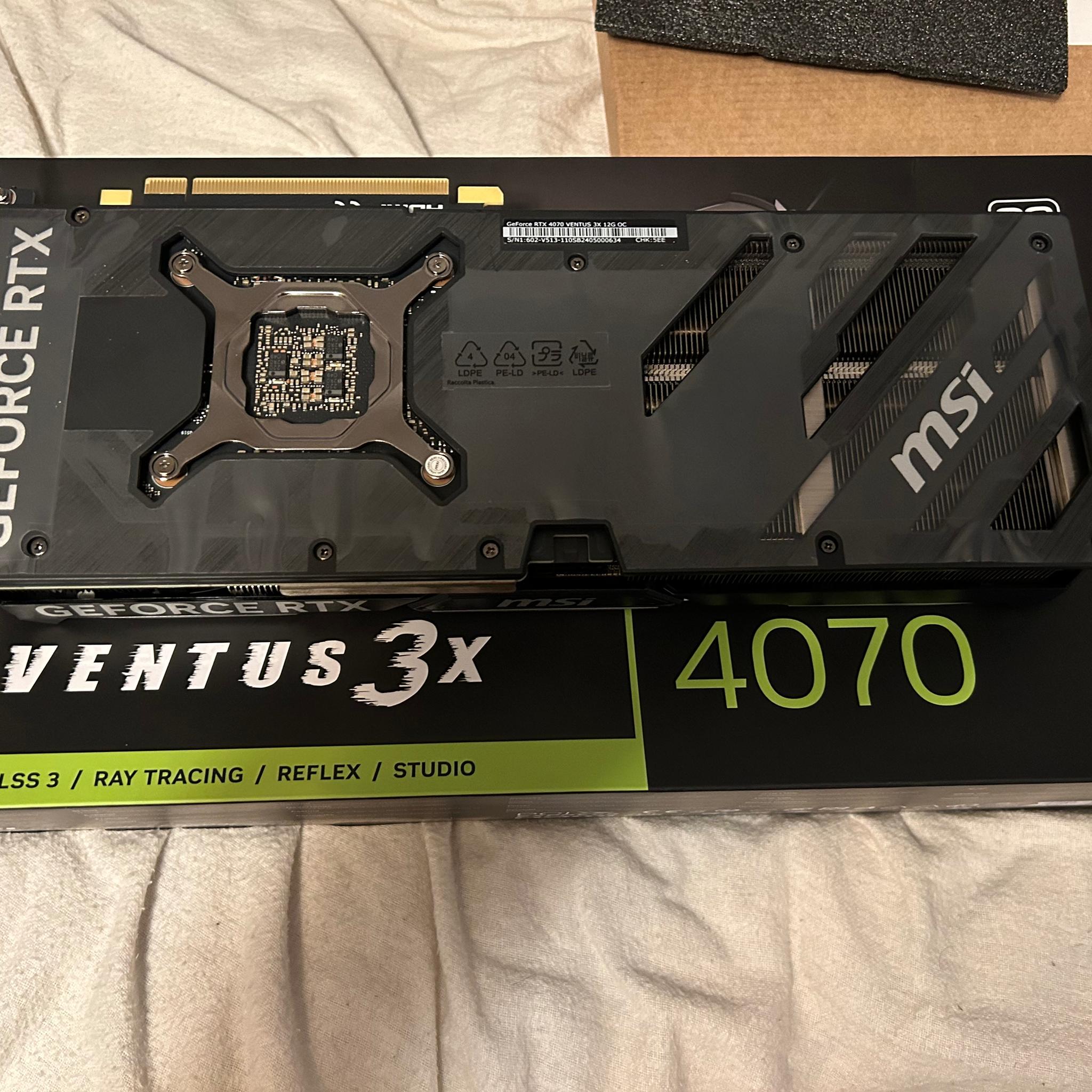 RTX 4070 12Gb MSI Ventus 3x E variant