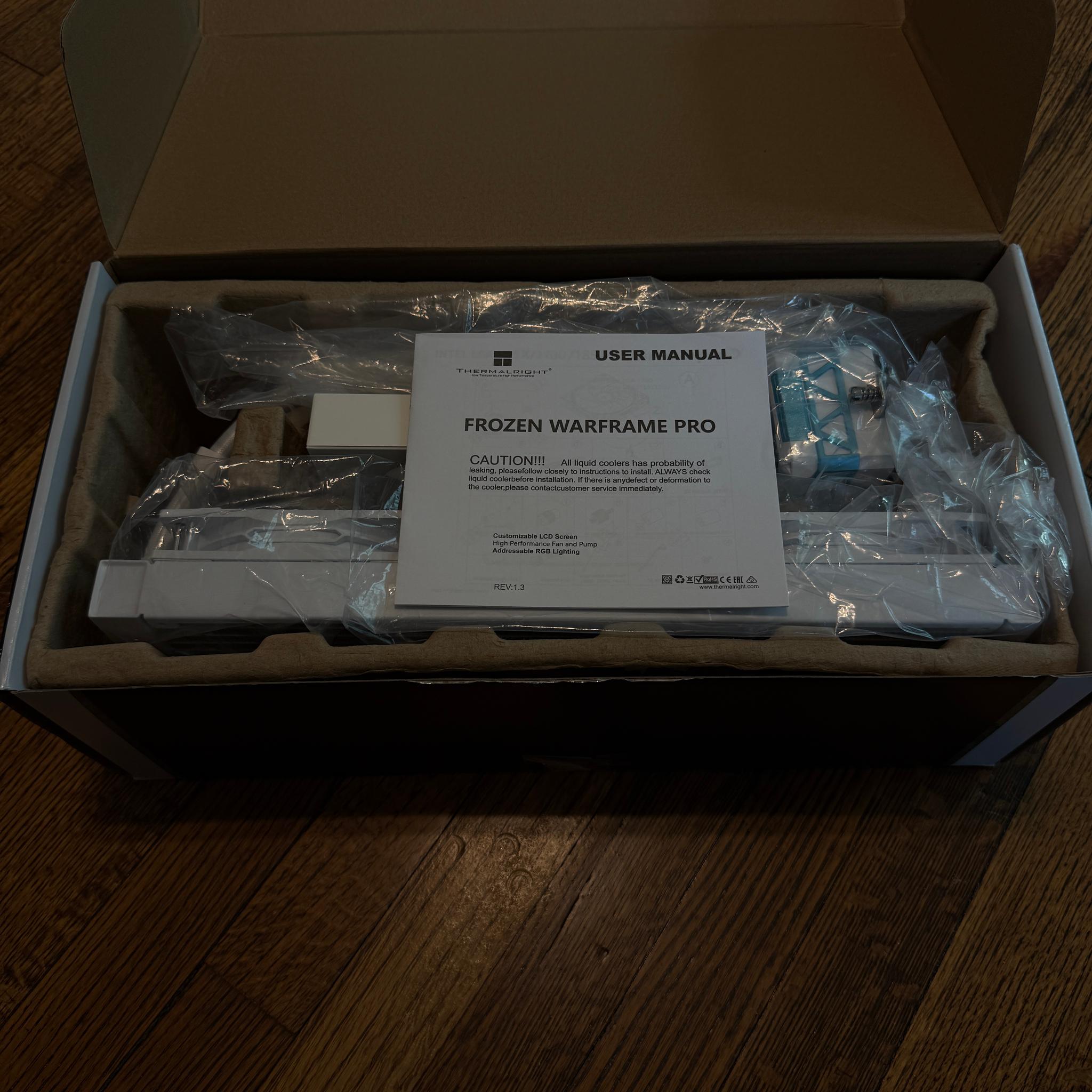 Open Box: Thermalright Frozen Warframe PRO 360 WHITE ARGB