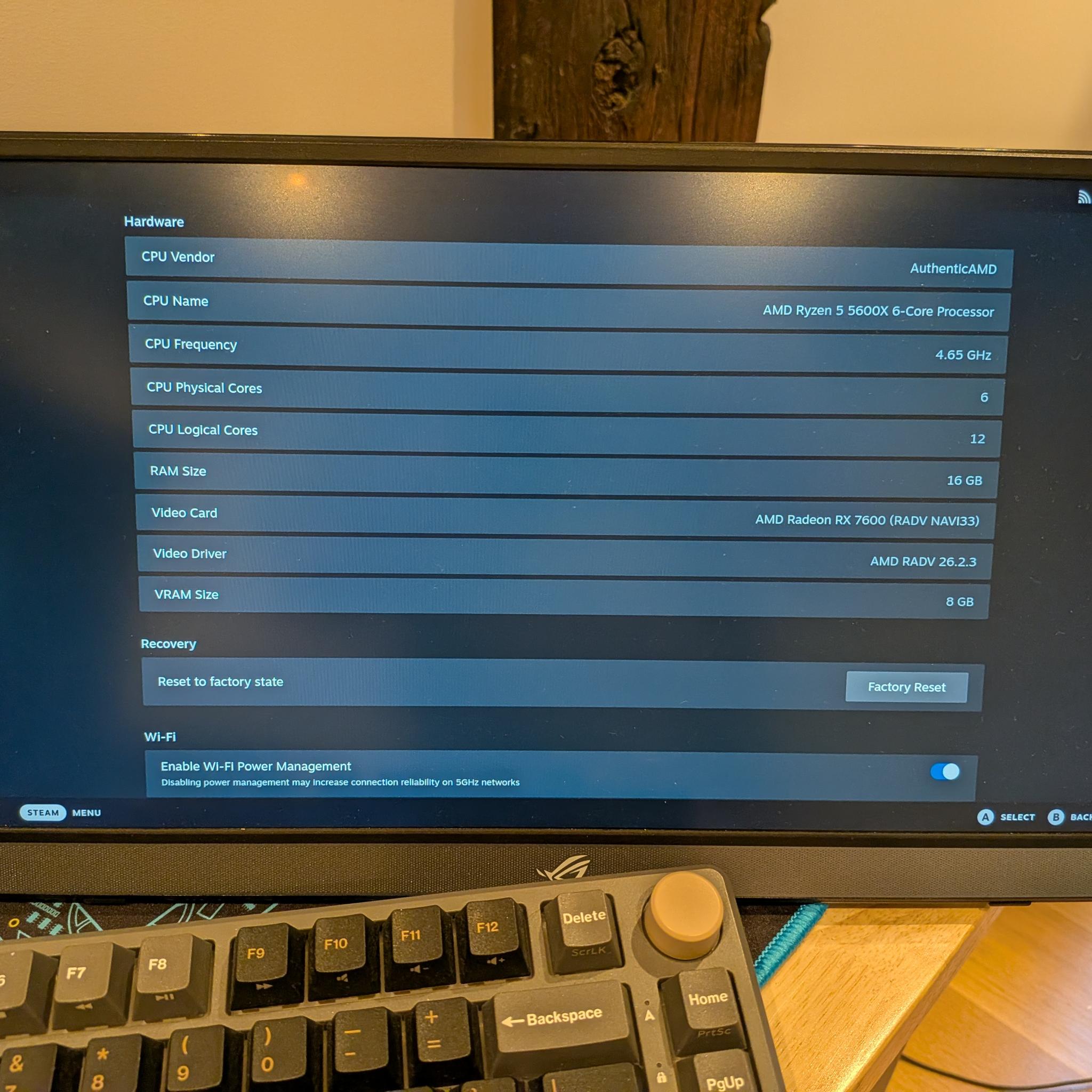 Vapor Duke - RX 7600, Ryzen 5 5600X, 16GB RAM, 1TB NVMe SSD