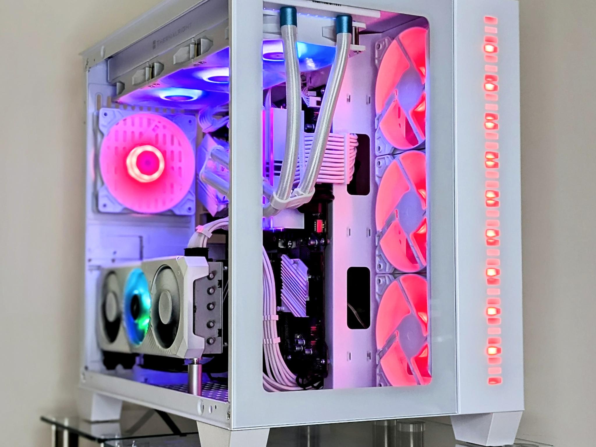 🤍 Liquid Cooled💧⚪️I5-10th GEN/Z490-A PRO🚀⚪️RX 5700XT⚪️1TB NVMe⚪️16GB RAM⚪️Windows 11 Pro