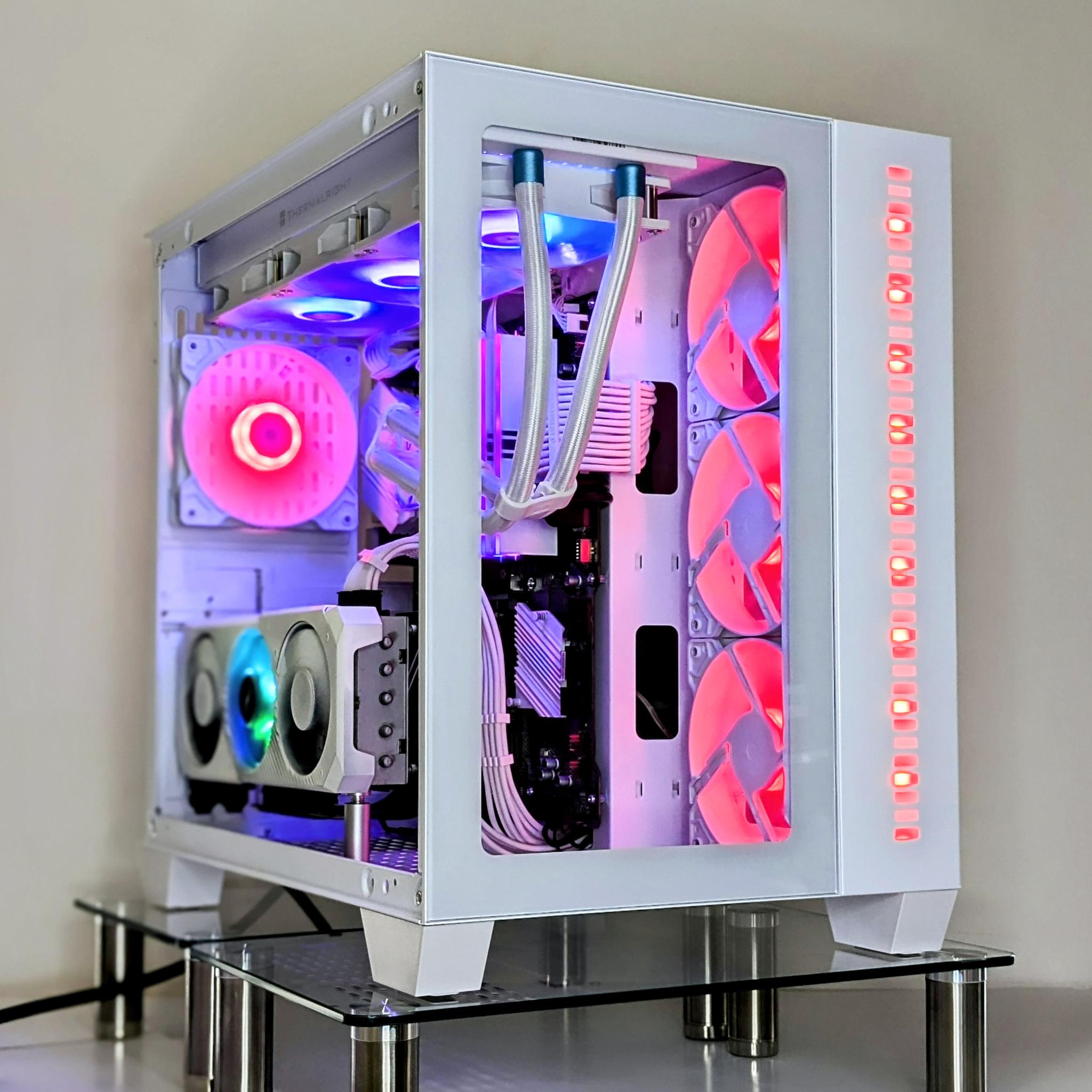 🤍 Liquid Cooled💧⚪️I5-10th GEN/Z490-A PRO🚀⚪️RX 5700XT⚪️1TB NVMe⚪️16GB RAM⚪️Windows 11 Pro