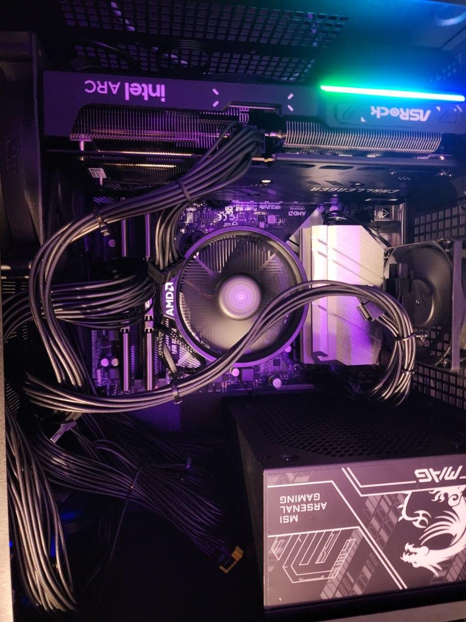 Arc B580 Custom Gaming PC - Ryzen 5 5500, 1 TB NVMe SSD