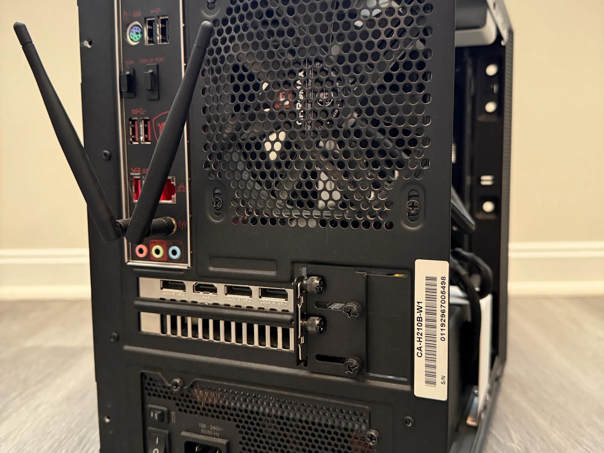 Mini Black & White Gaming PC - AMD Ryzen 5 3600X, AMD RX 5700XT, 32 GB RAM, Windows 11 Home