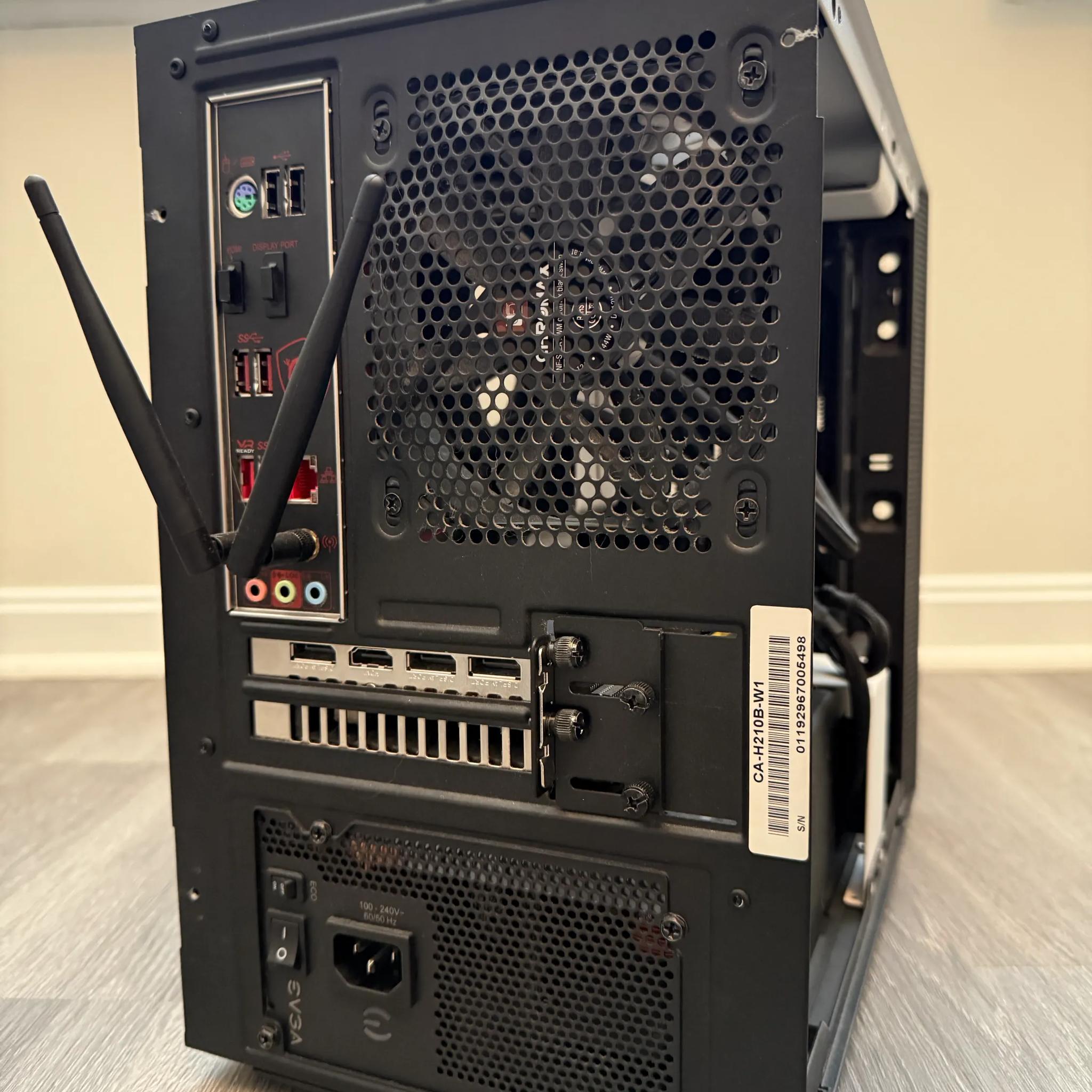 Mini Black & White Gaming PC - AMD Ryzen 5 3600X, AMD RX 5700XT, 32 GB RAM, Windows 11 Home