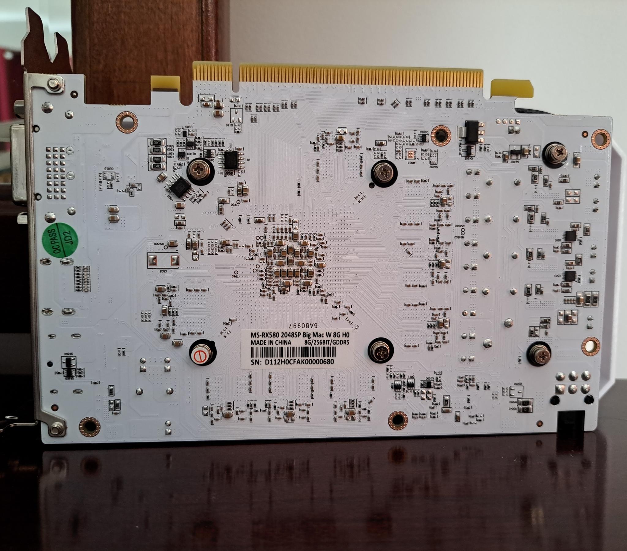 RX 580 8GB GDDR5 White