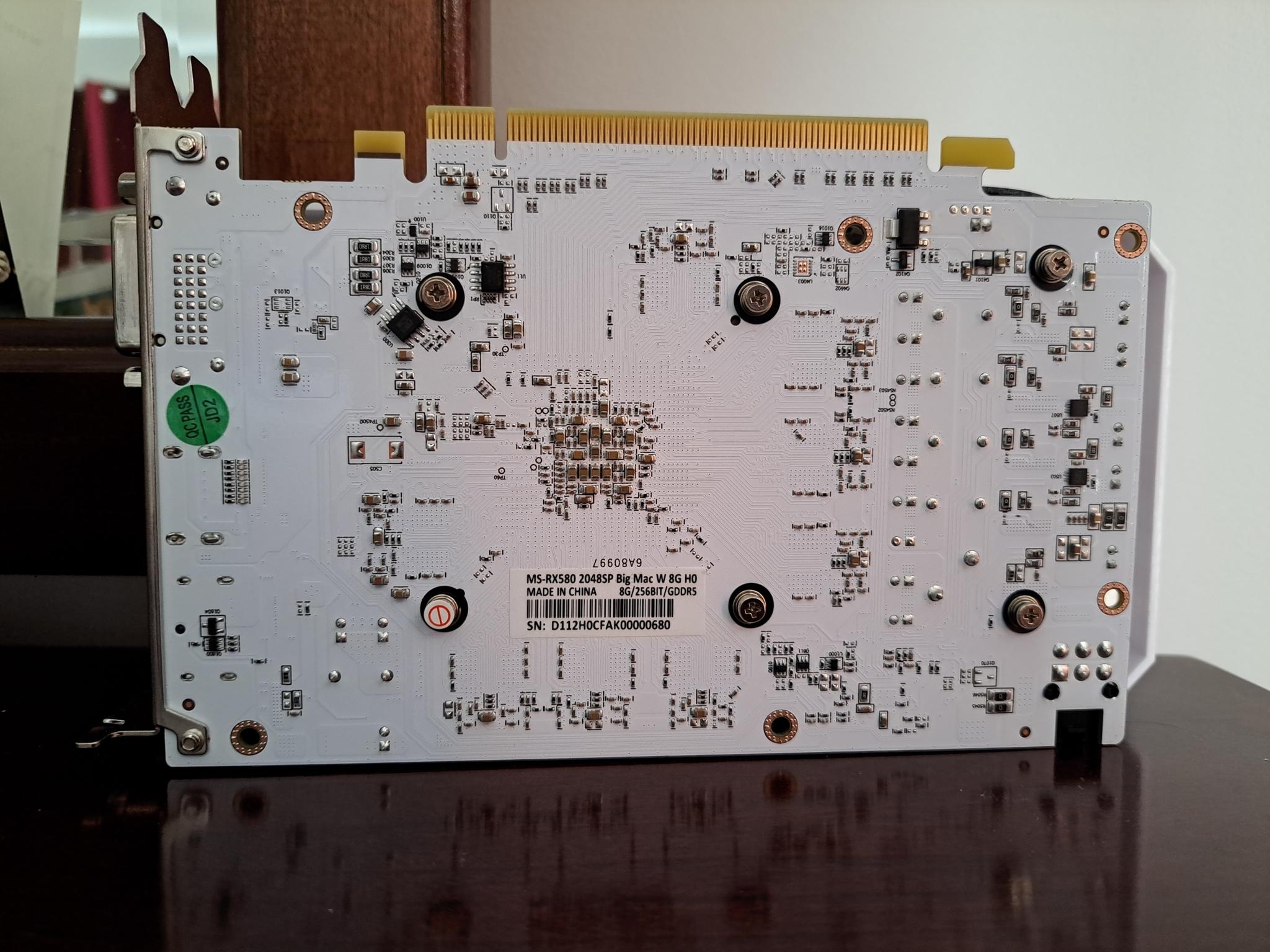 RX 580 8GB GDDR5 White