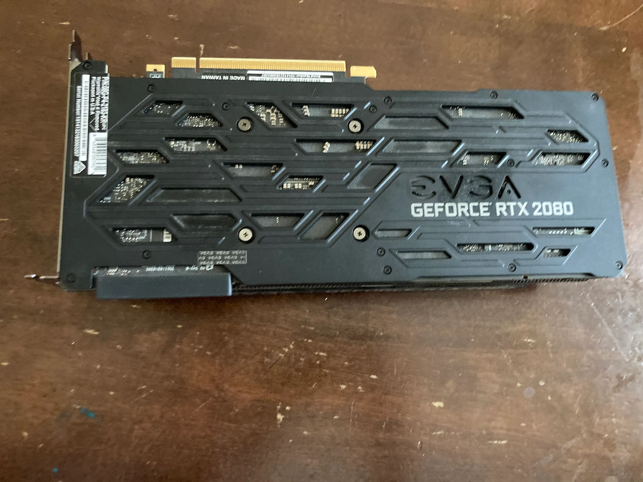 EVGA GeForce RTX 2080 8 GB XC BLACK EDITION GAMING Video Card
