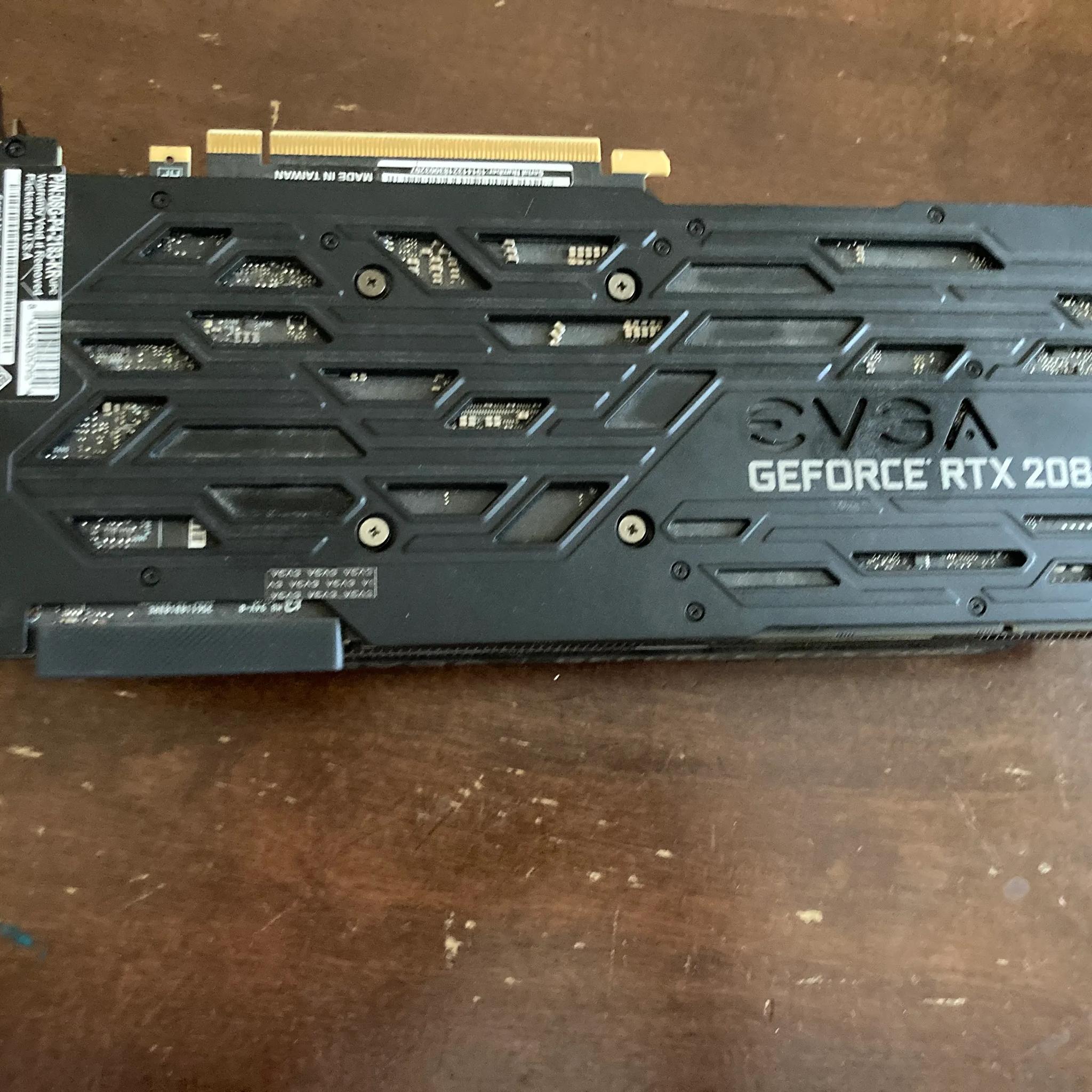 EVGA GeForce RTX 2080 8 GB XC BLACK EDITION GAMING Video Card