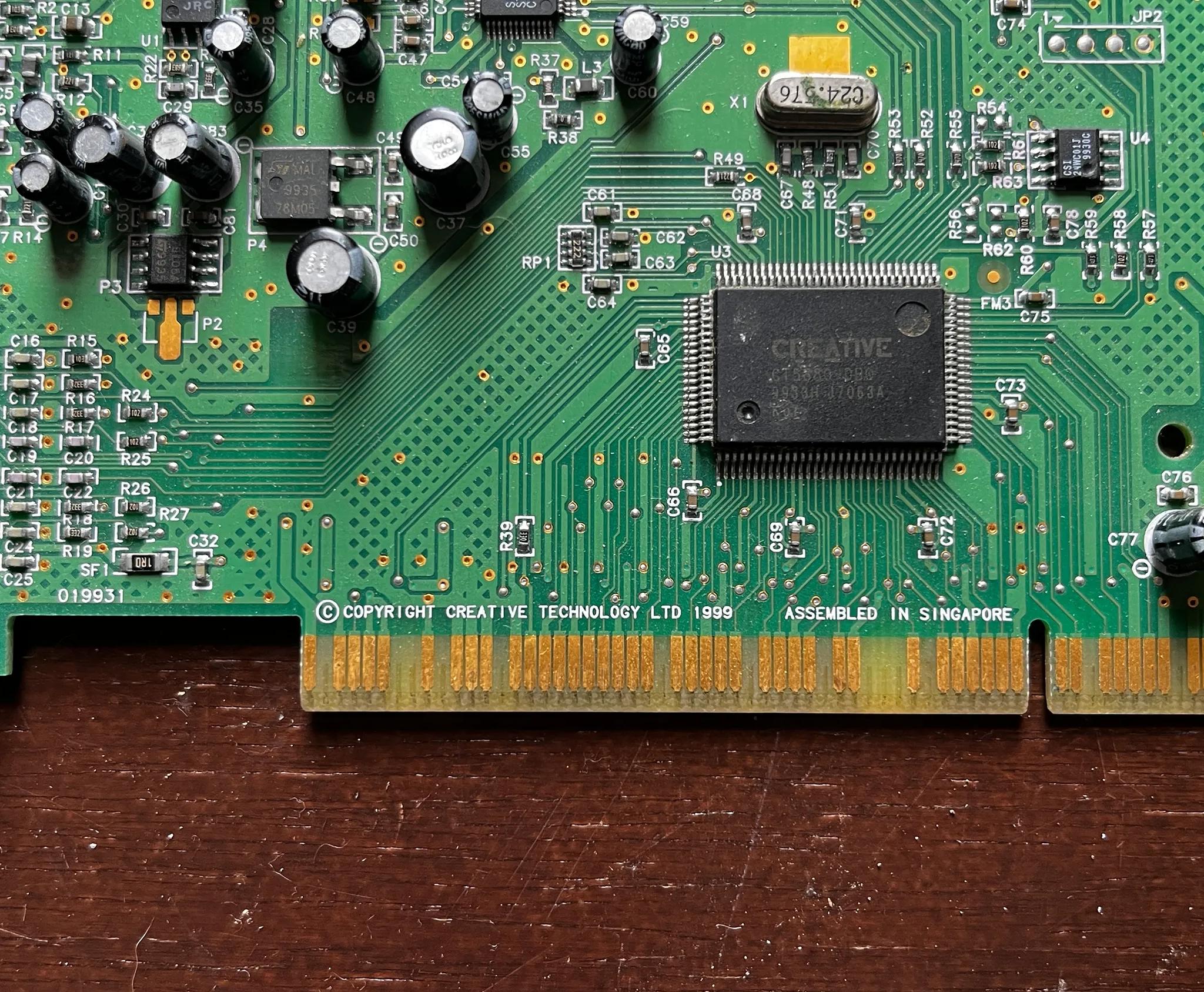 Creative Labs Sound Blaster 128 PCI Sound Card Model CT4750
