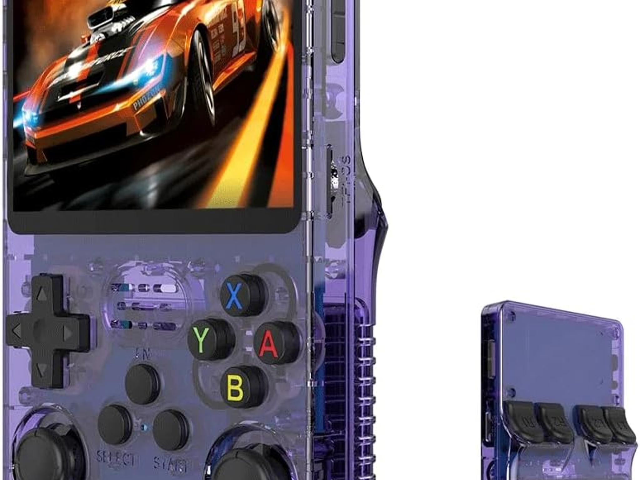 R36S Open Source Gaming Handheld Emulator Console + 128GB Micro SD Card