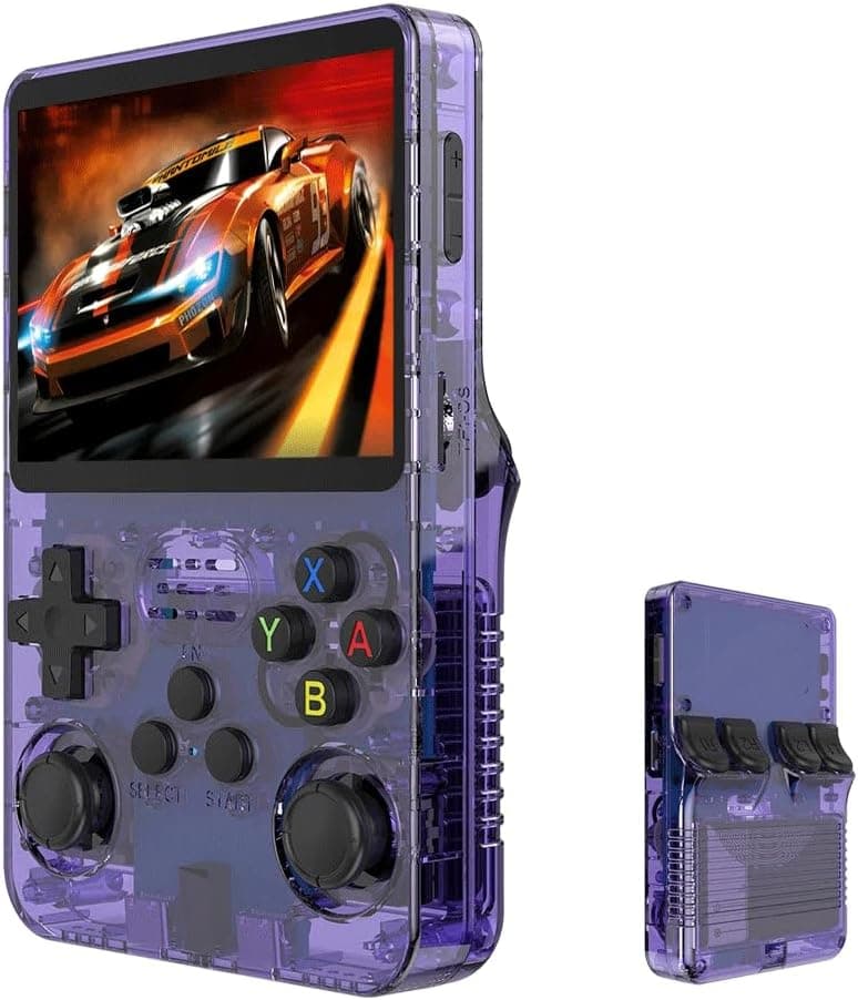 R36S Open Source Gaming Handheld Emulator Console + 128GB Micro SD Card