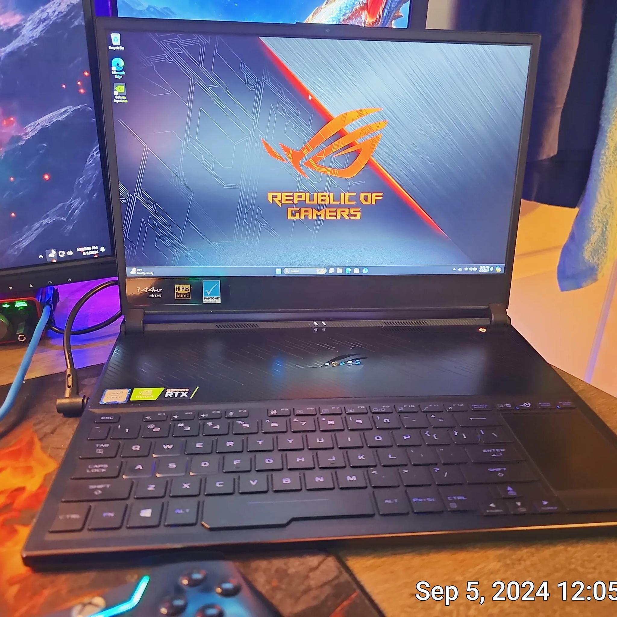 asus zephyrus intel i7 8750H cpu @2.20ghz rtx2080M