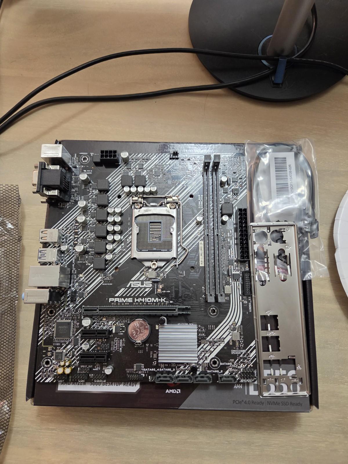 ASUS PRIME H410M-K LGA 1200 Intel 10th Gen H410 DDR4 USB3.2 Motherboard M-ATX
