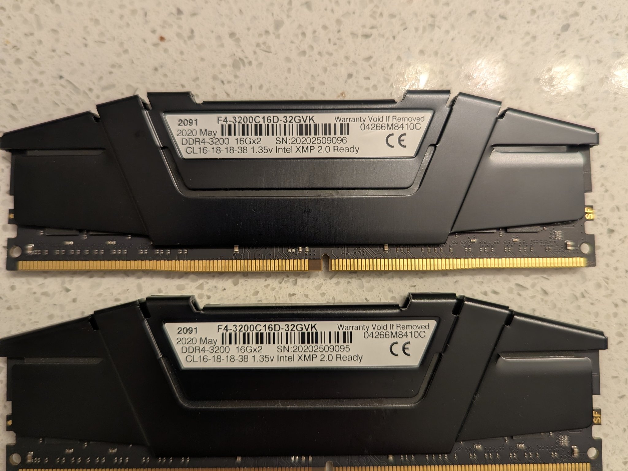 G.Skill Ripjaws V 32GB(16x2) 3200MHz