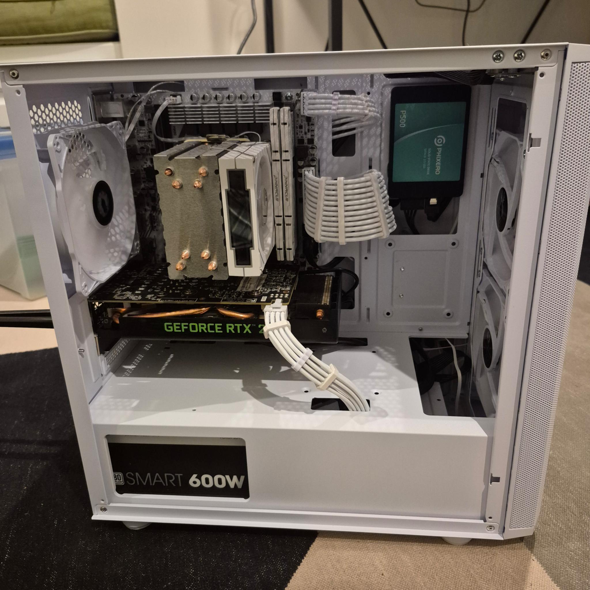 BUDGET 1080P BEAST | RTX 2060 | INTEL 12 CORE | ALL WHITE|  16GB DDR4 | 512GB SSD