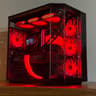 ⚡Obsidian X — Ryzen 9 7900X • RX 9070 XT • 32GB DDR5 • Black RGB Beast