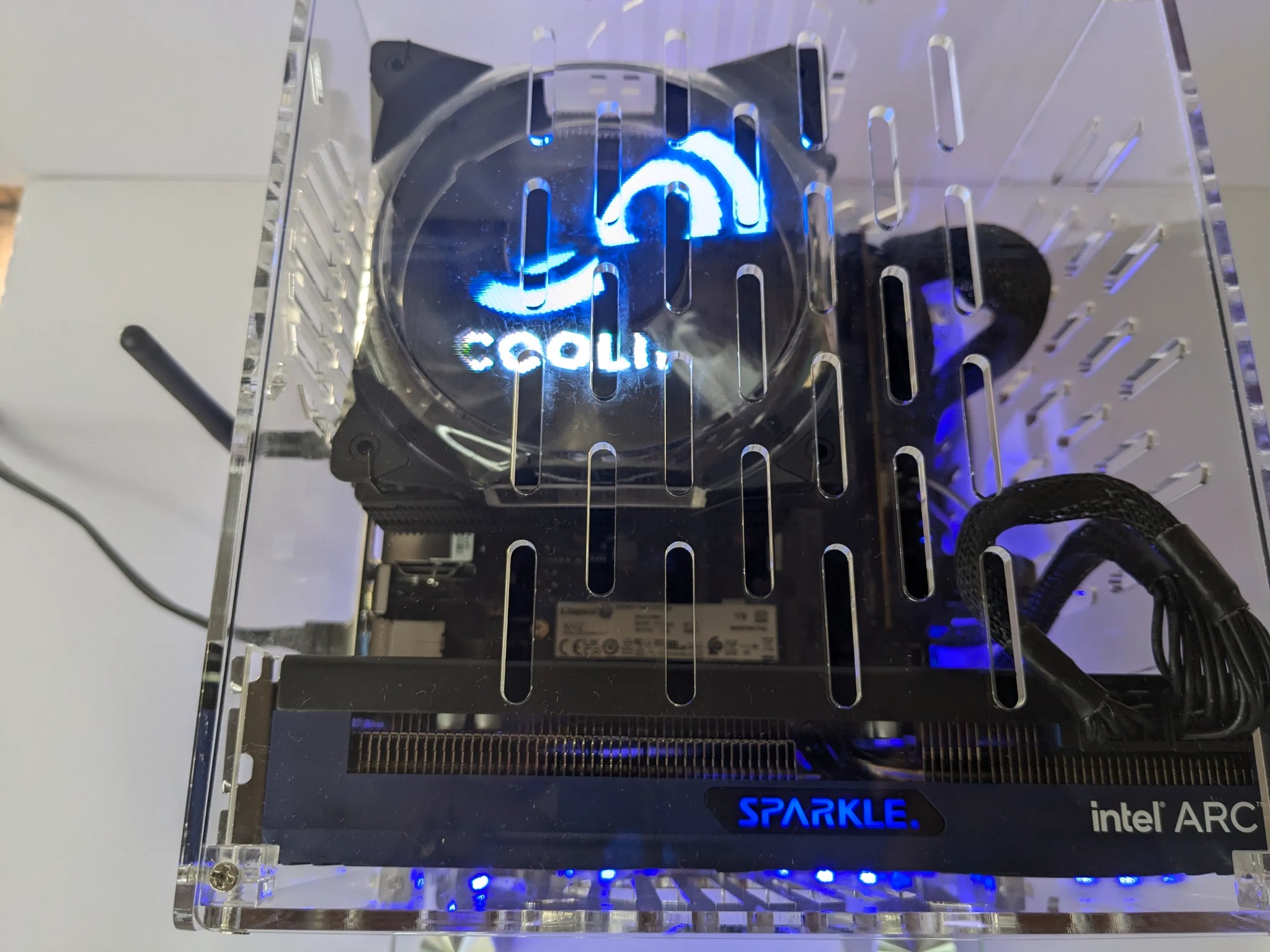 "Holo-Wood" Beast(AM5)🪵Intel ARC A750🧬Ryzen 5 8400F🧬32GB DDR5 RAM🧬1TB NVMe M.2 SSD🧬Windows 11 Pro✅