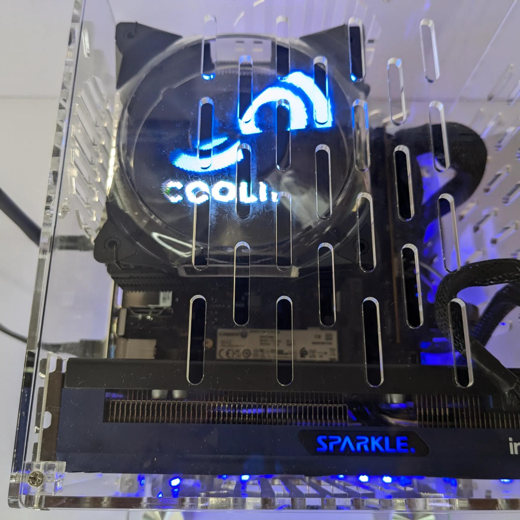 "Holo-Wood" Beast(AM5)🪵Intel ARC A750🧬Ryzen 5 8400F🧬32GB DDR5 RAM🧬1TB NVMe M.2 SSD🧬Windows 11 Pro✅