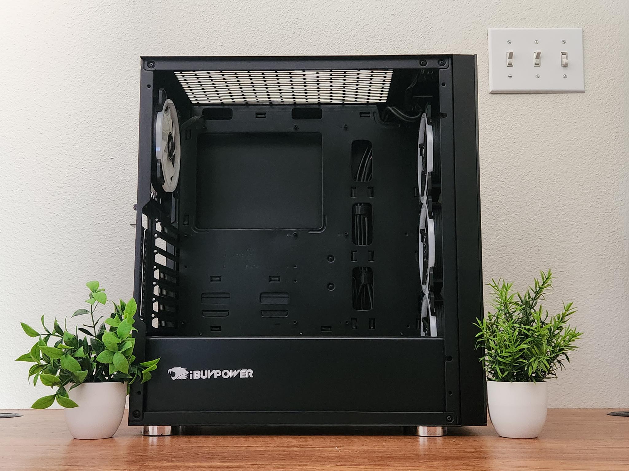 iBuyPower PC Case | 4x Fans Preinstalled | ATX | Mid-Tower | Screws Included