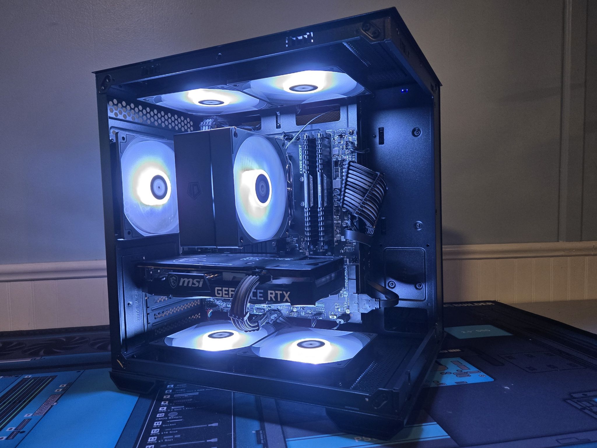 Dark Gunmetal Player 1 1080p Gaming PC |Ryzen 5 5600|RTX 3060 12GB|16GB DDR4|1TB NVME|Win 11|Wifi/BT