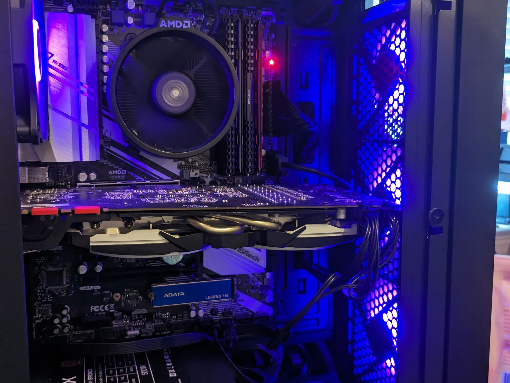 FREE SHIP||Ryzen 7 3700X, GTX 1080 8GB, 32GB DDR4, 1TB NVMe, Win11, ARGB