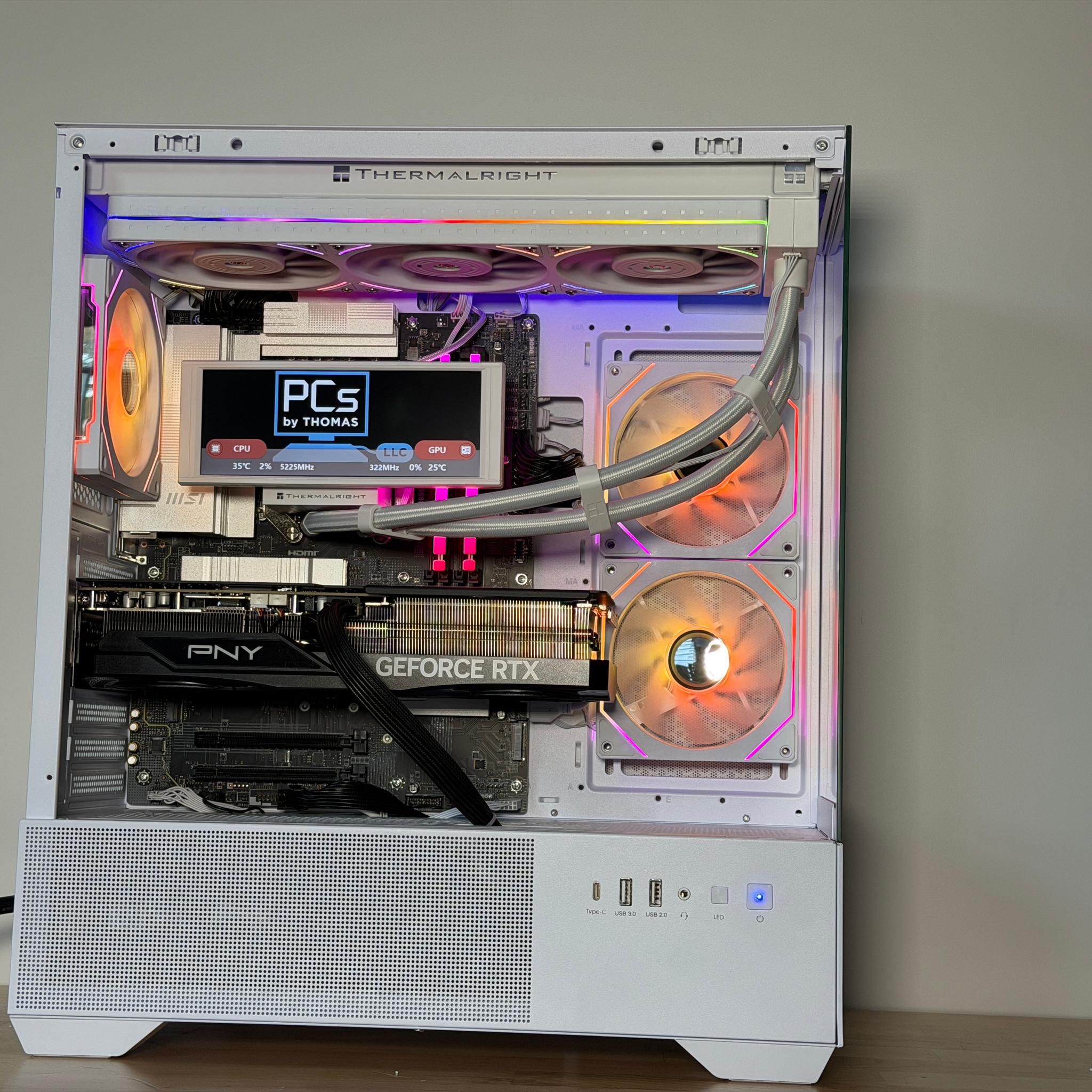 RTX 5070ti Ryzen 7 9800x3d Gaming PC