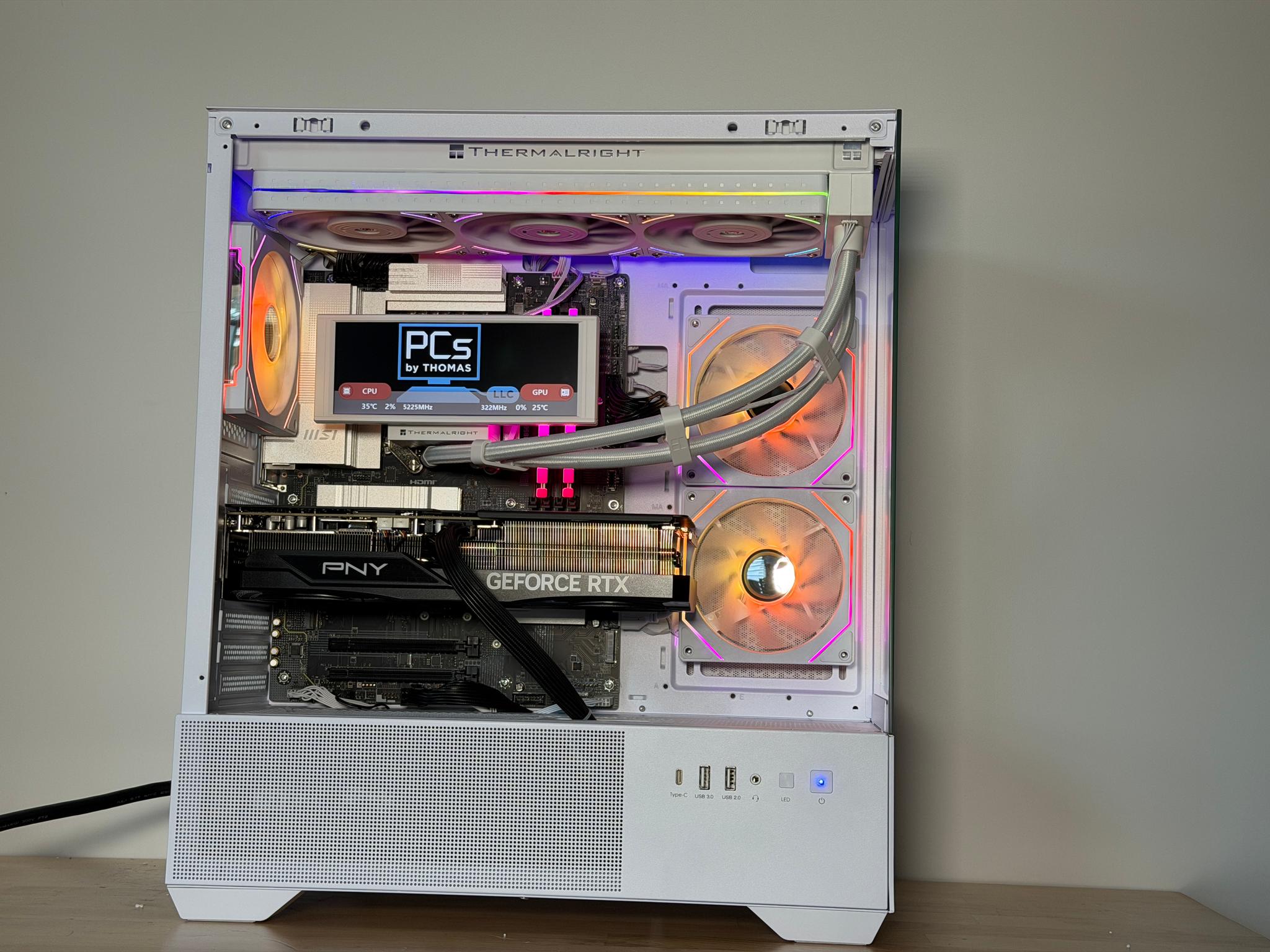 RTX 5070ti Ryzen 7 9800x3d Gaming PC
