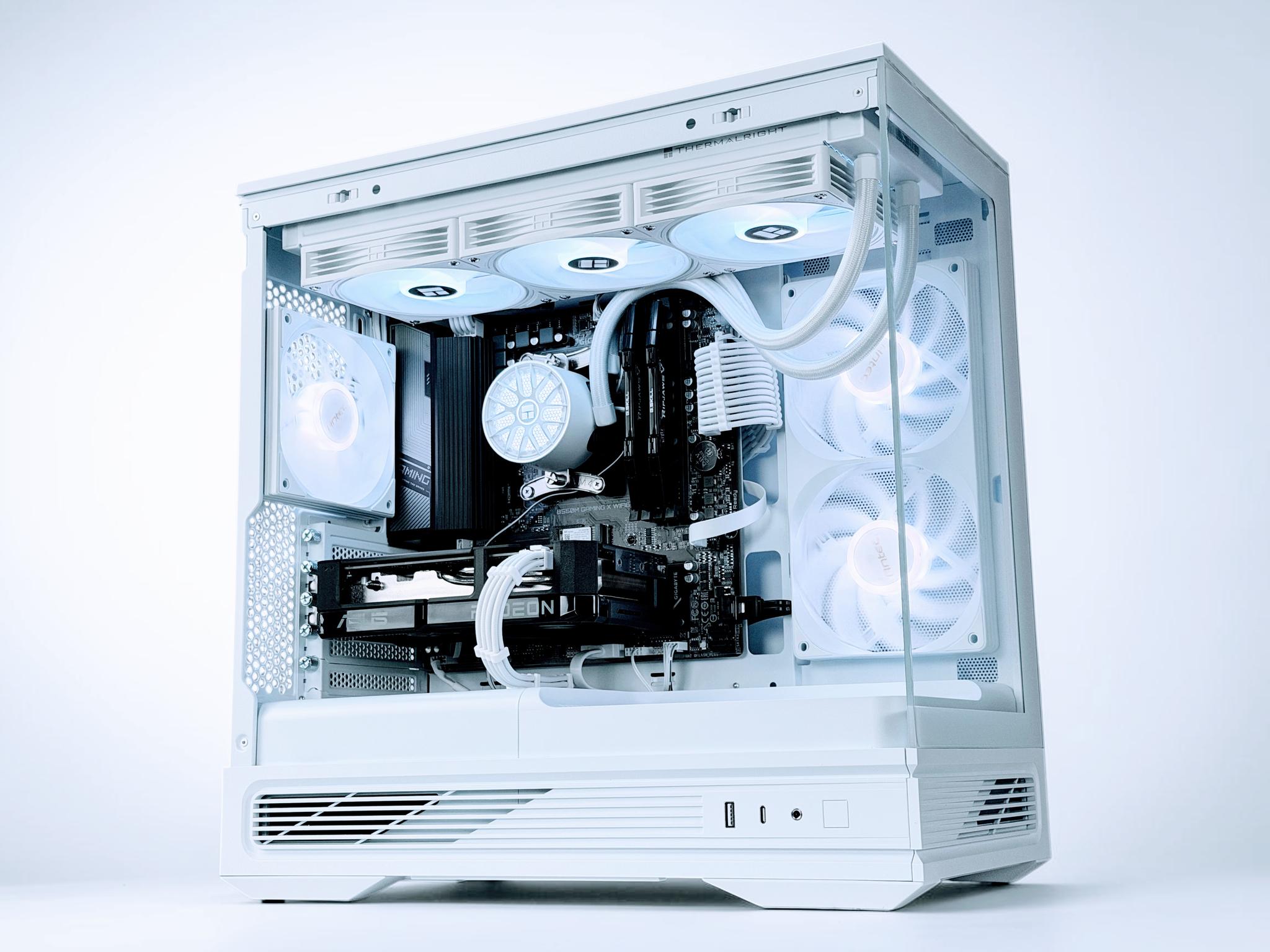 💧🧬Liquid Cooled Gaming PC🚀 AMD RX 7900 GRE 16GB🚀Intel 13500T 14 core🚀 32GB DDR4🚀 1TB SSD